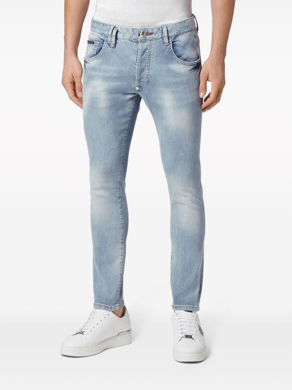 mid-rise skinny jeans - 3