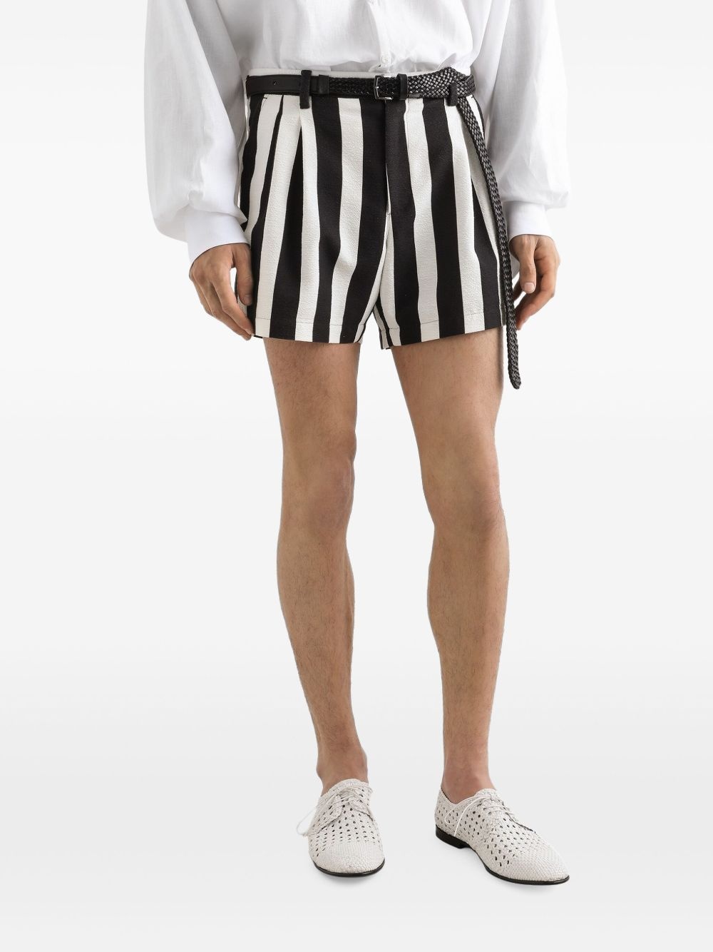 striped shorts - 4