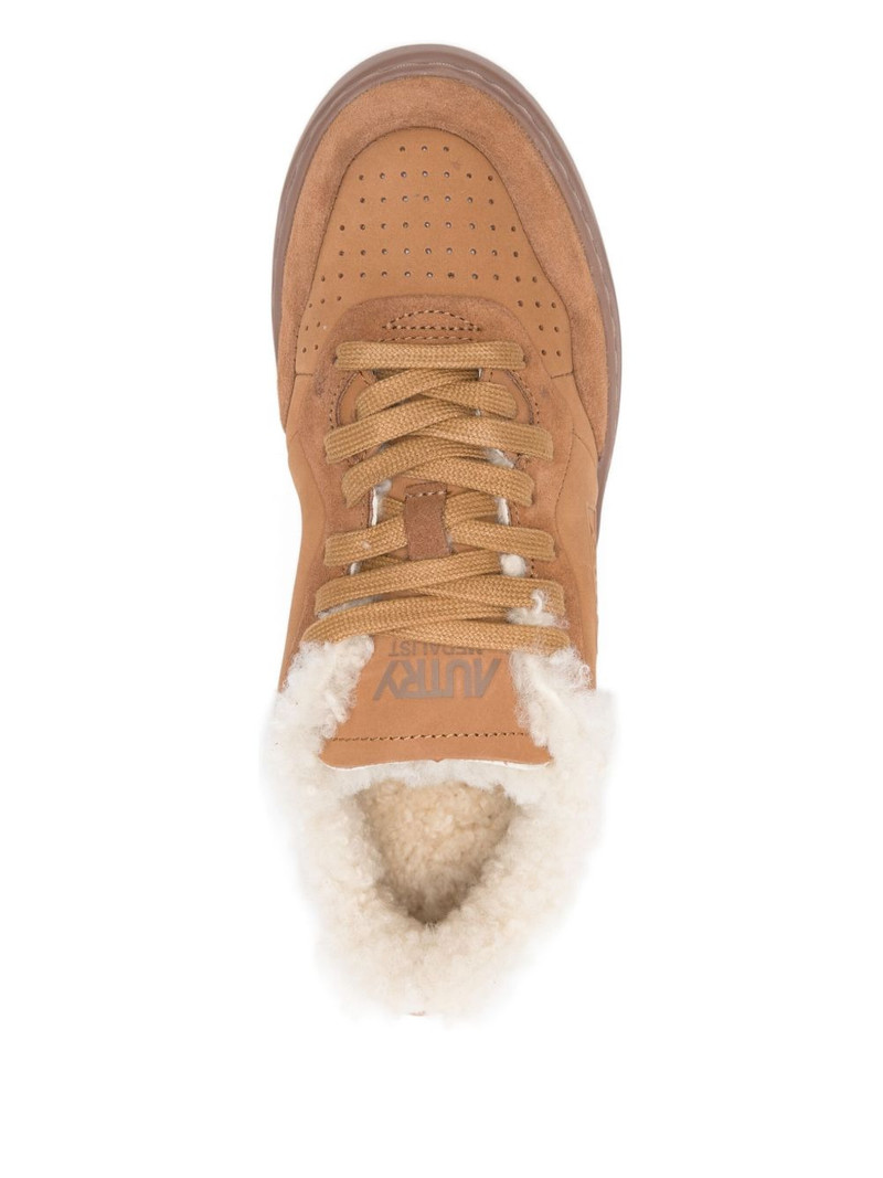 Medialist shearling sneakers 4