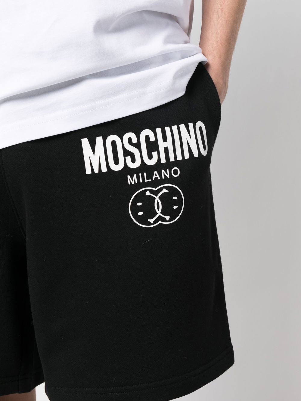 x Smiley cotton jersey shorts - 5