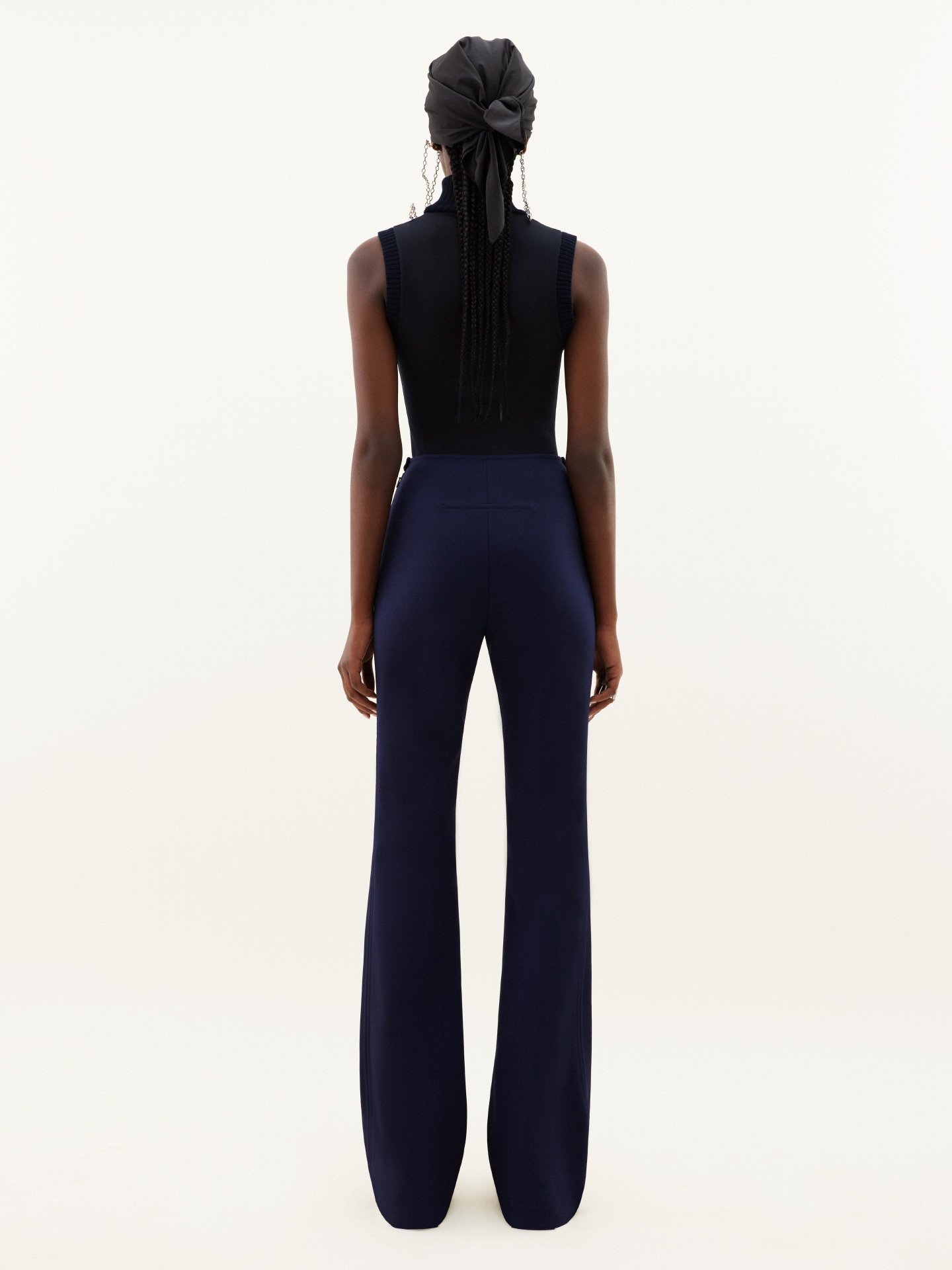 STRETCH BOOTCUT TROUSERS - 4
