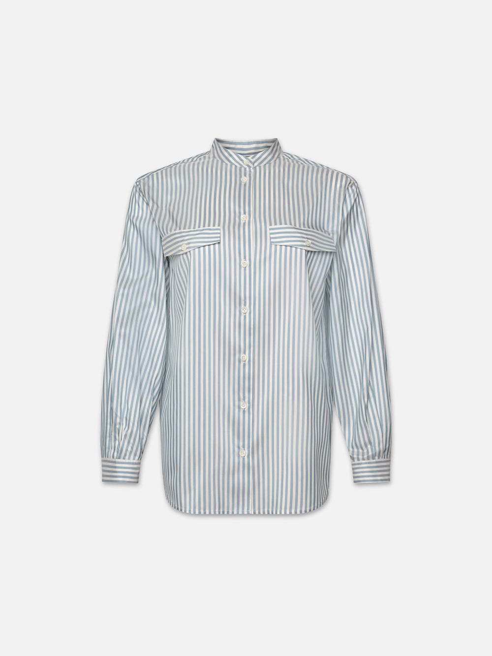 Femme Pocket Shirt in Sky Blue Multi - 1