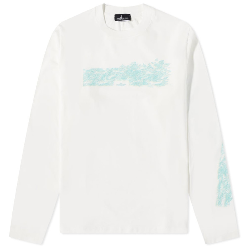 Stone Island Shadow Project Long Sleeve Neo Floral T-Shirt 1