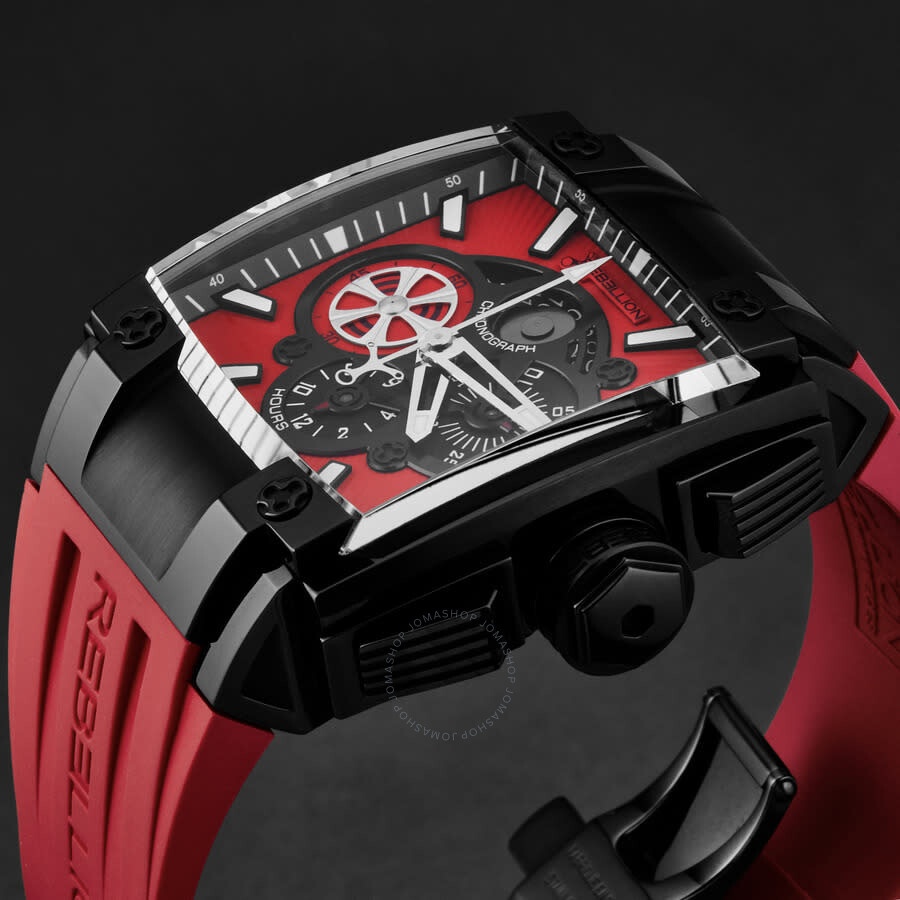 Rebellion - Rebellion Re1 Chronograph Automatic Red Dial Men's Watch RB.RE1.CH.SB.RD - 2