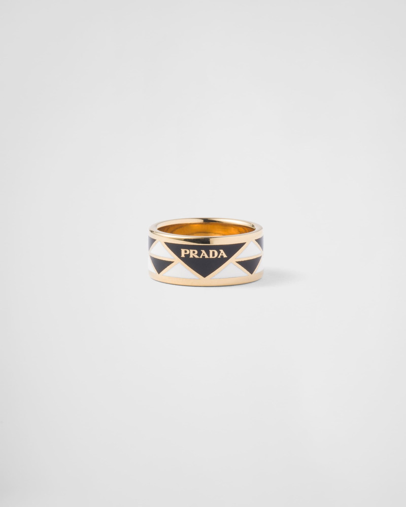 Enameled metal ring 1
