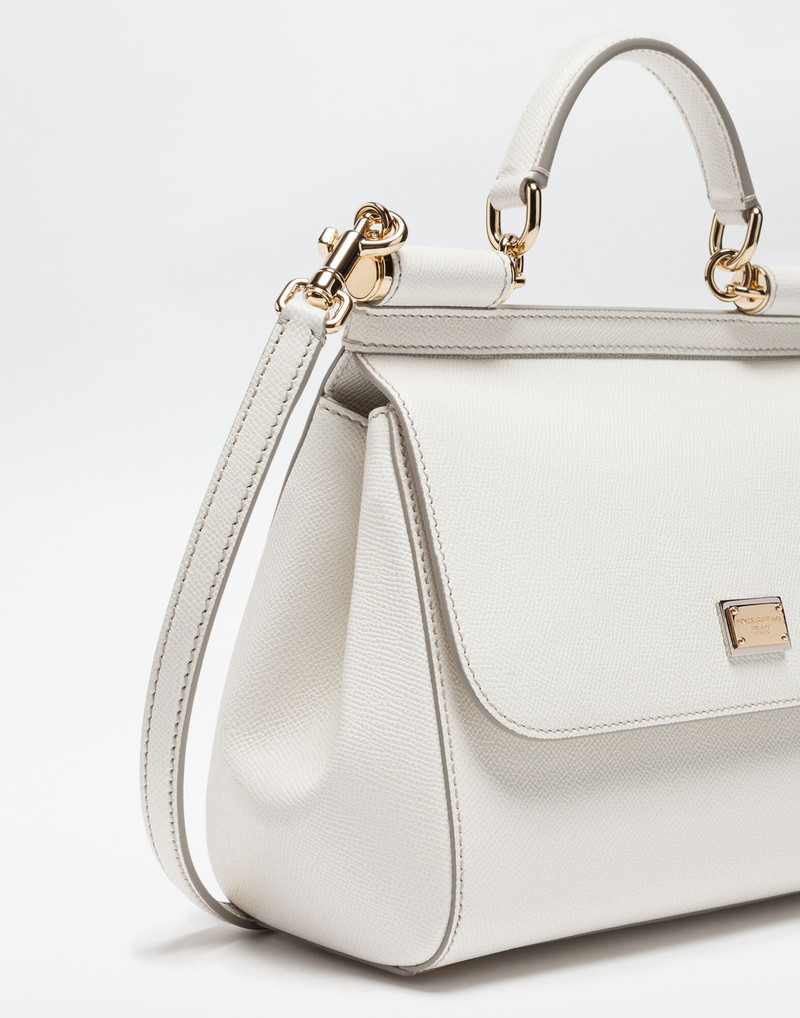 Dolce & Gabbana Medium Sicily handbag in dauphine leather outlook