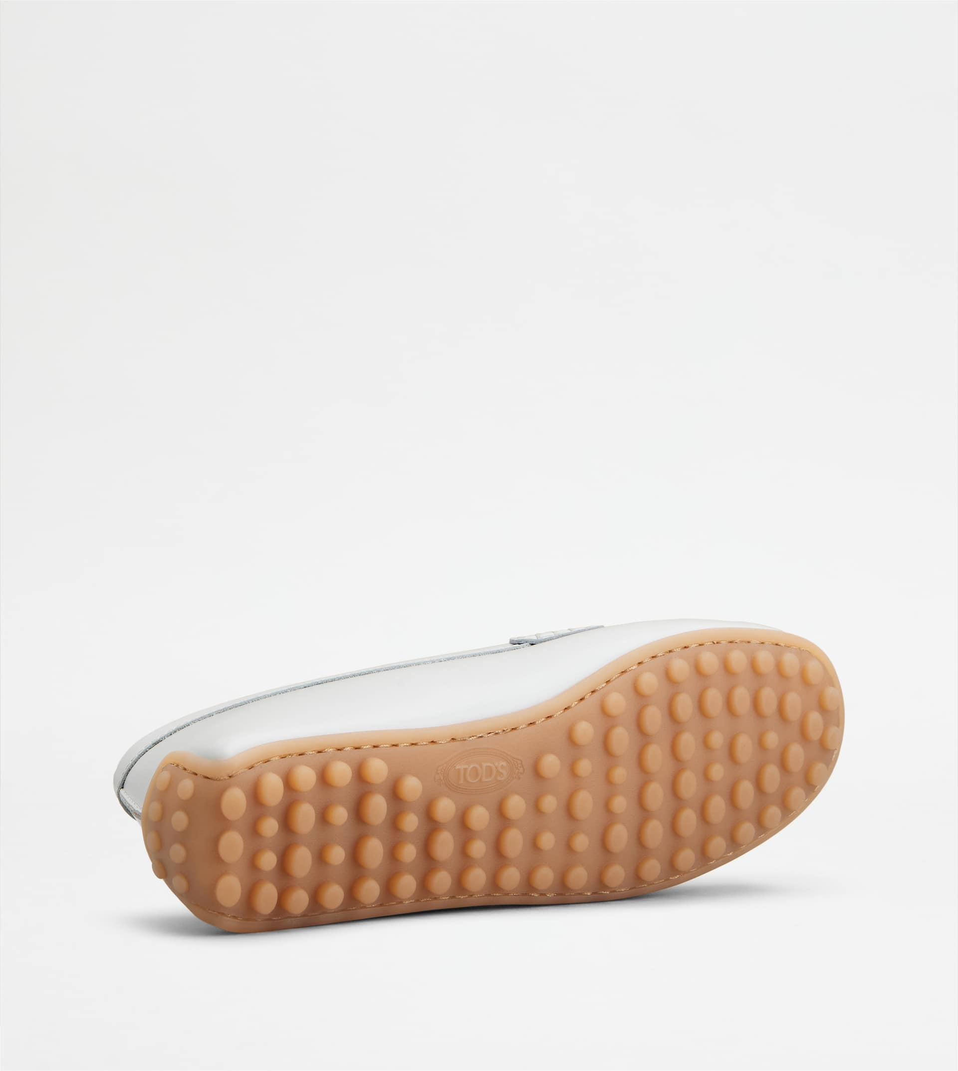 CITY GOMMINO DRIVING SHOES IN LEATHER - GREY - 4