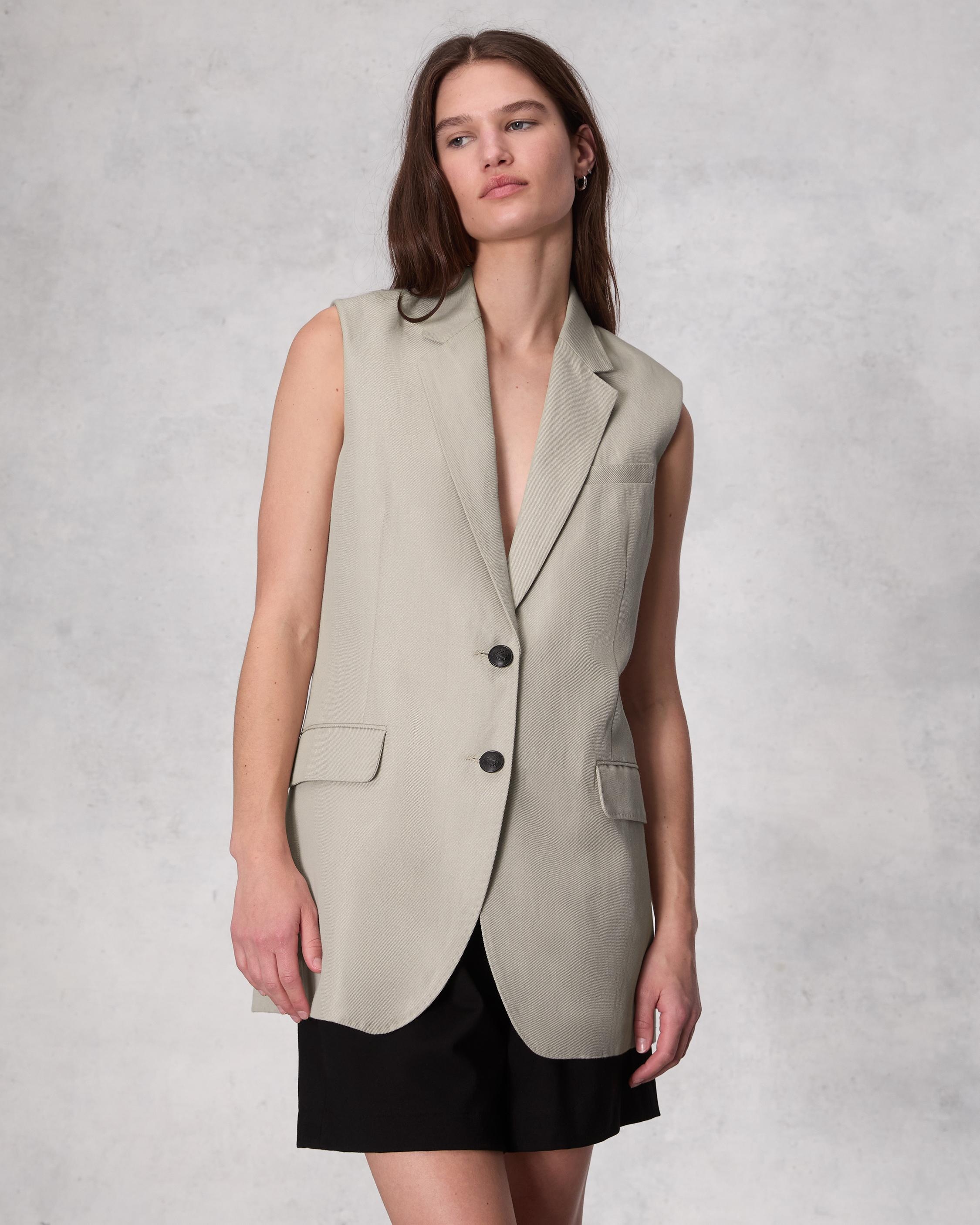 Odessa Cotton Linen Vest
Relaxed Fit - 2