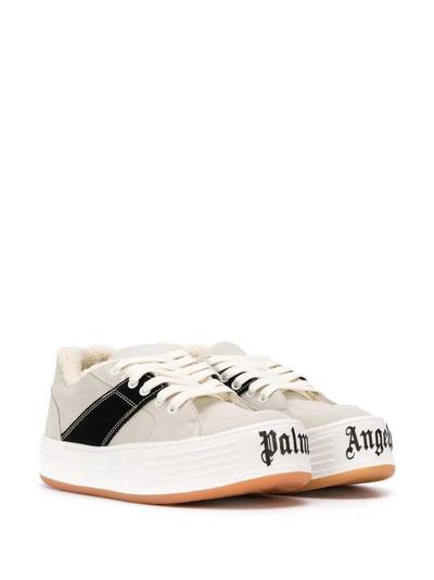 Palm Angels logo-print stripe-detail sneakers outlook