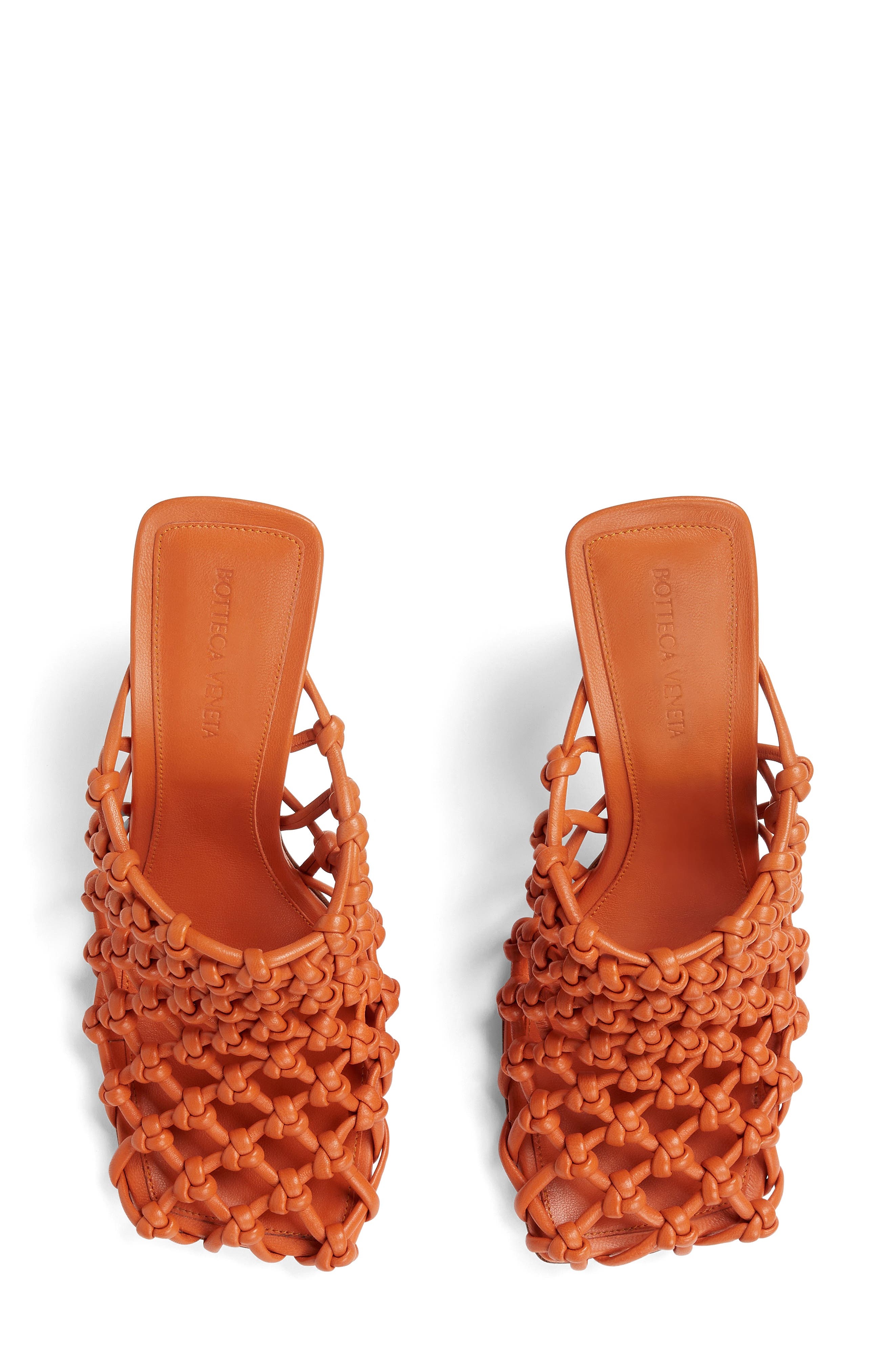 Bottega Veneta Knotted Weave Pump in Burned Orange at Nordstrom - 6