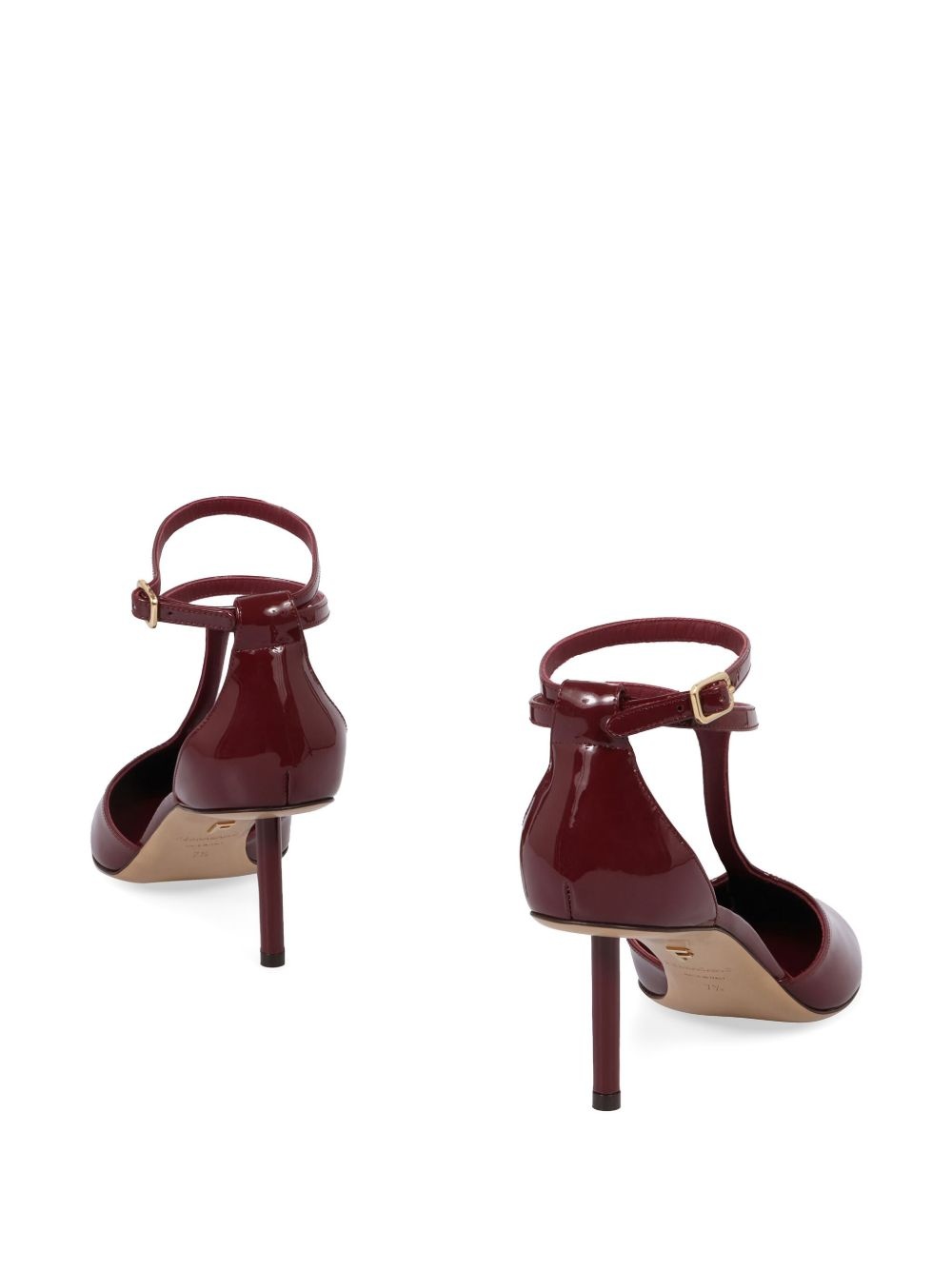 76mm Décolleté T-strap pumps - 3