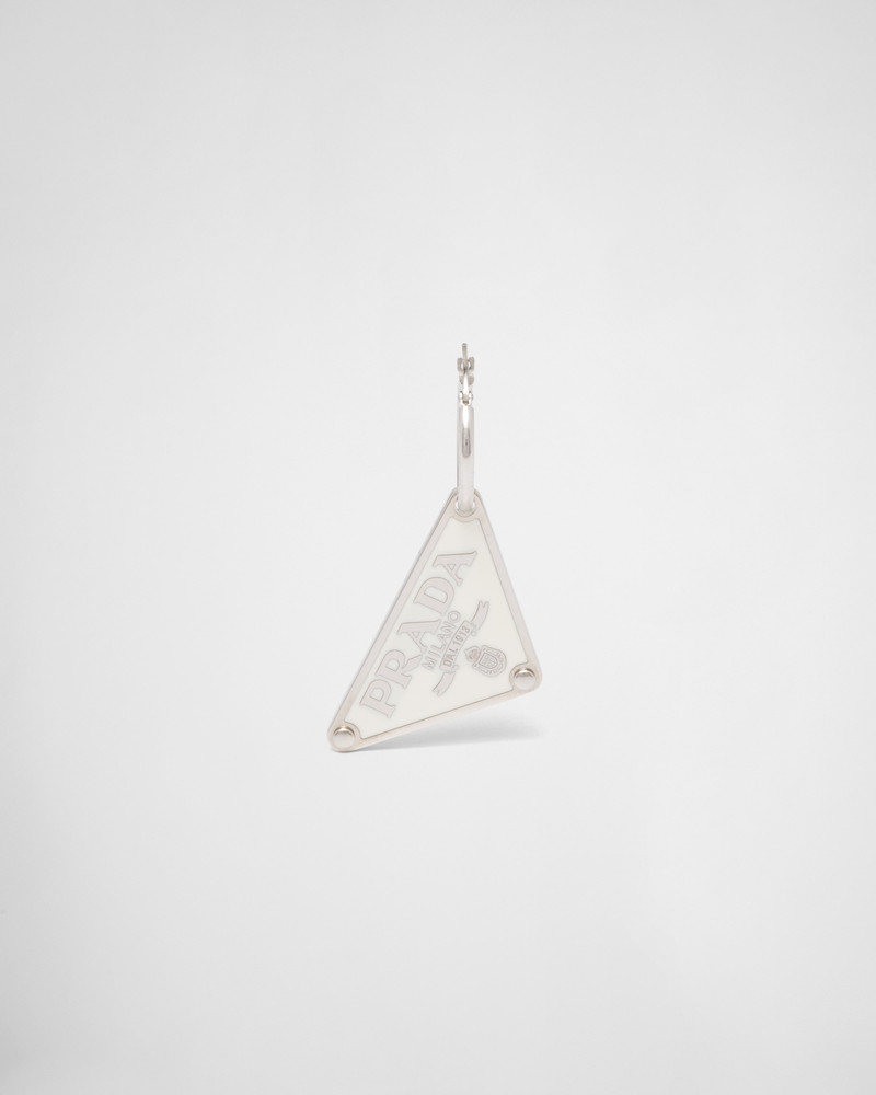 Prada Symbole pendant left earring 1