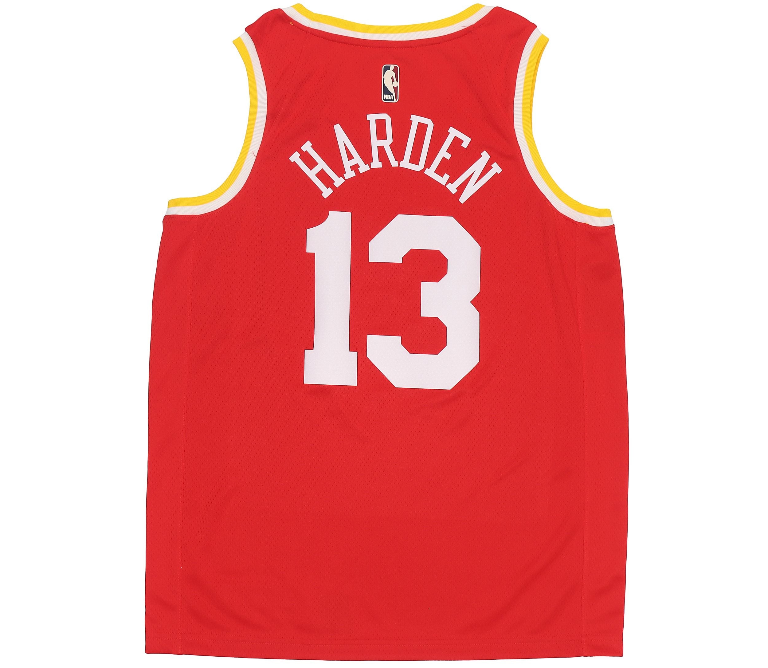 Men's Nike NBA Retro Basketball Jersey/Vest Houston Rockets James Harden No. 13 Red BQ8112-659 - 2