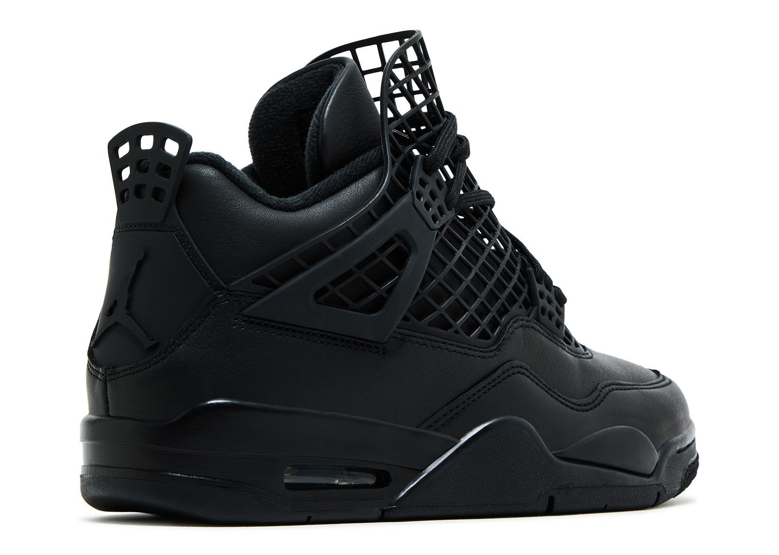 WMNS JORDAN 4 RETRO 'NET - BLACK' - 3