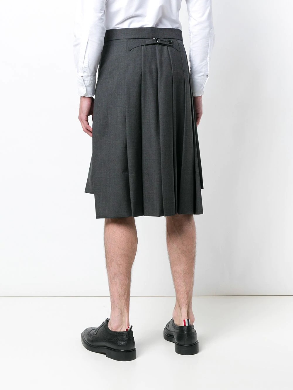 Classic-Rise Pleated Skirt - 4