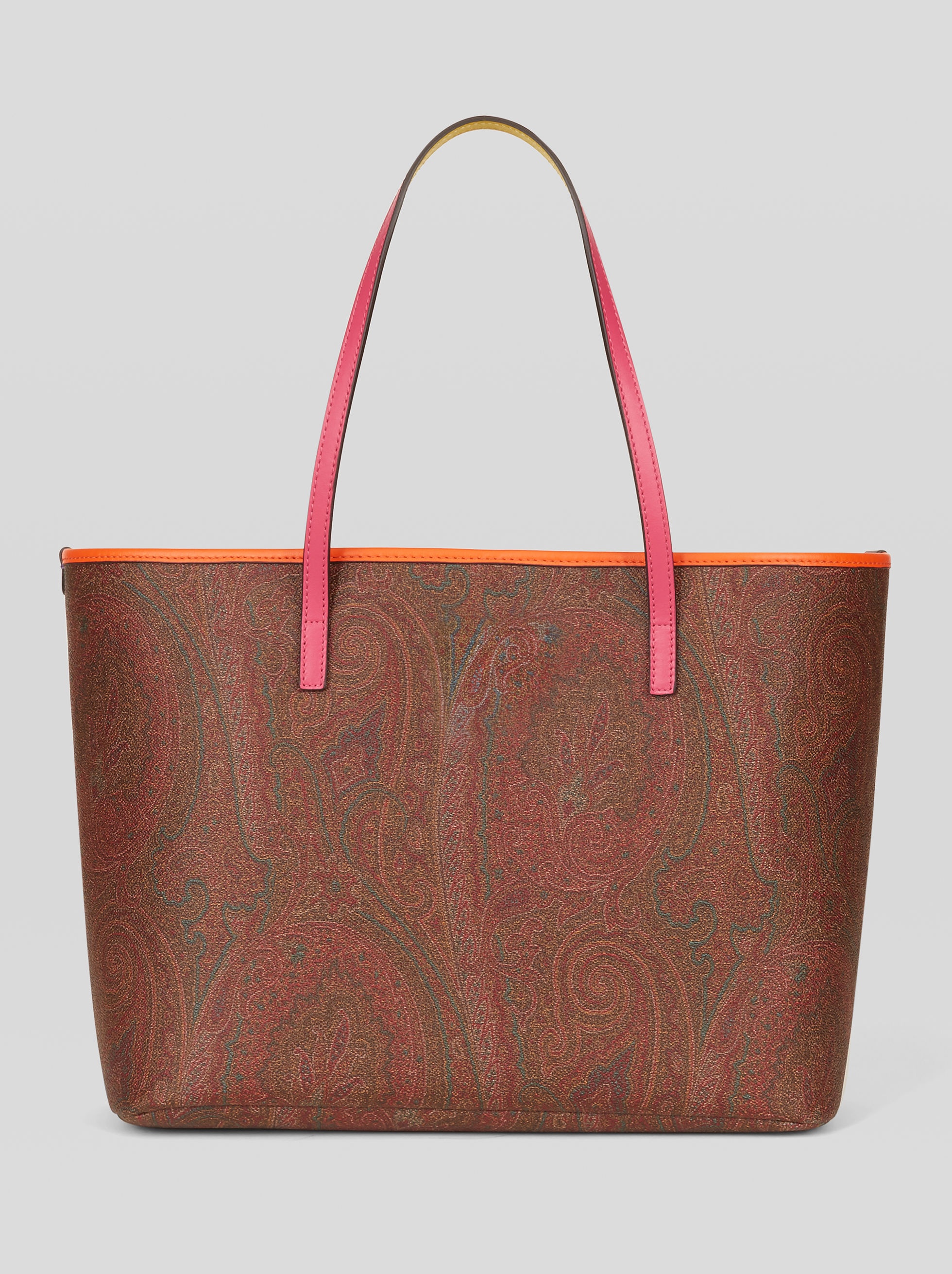 PAISLEY SHOPPING BAG WITH MULTI-COLOUR DETAILS - 1