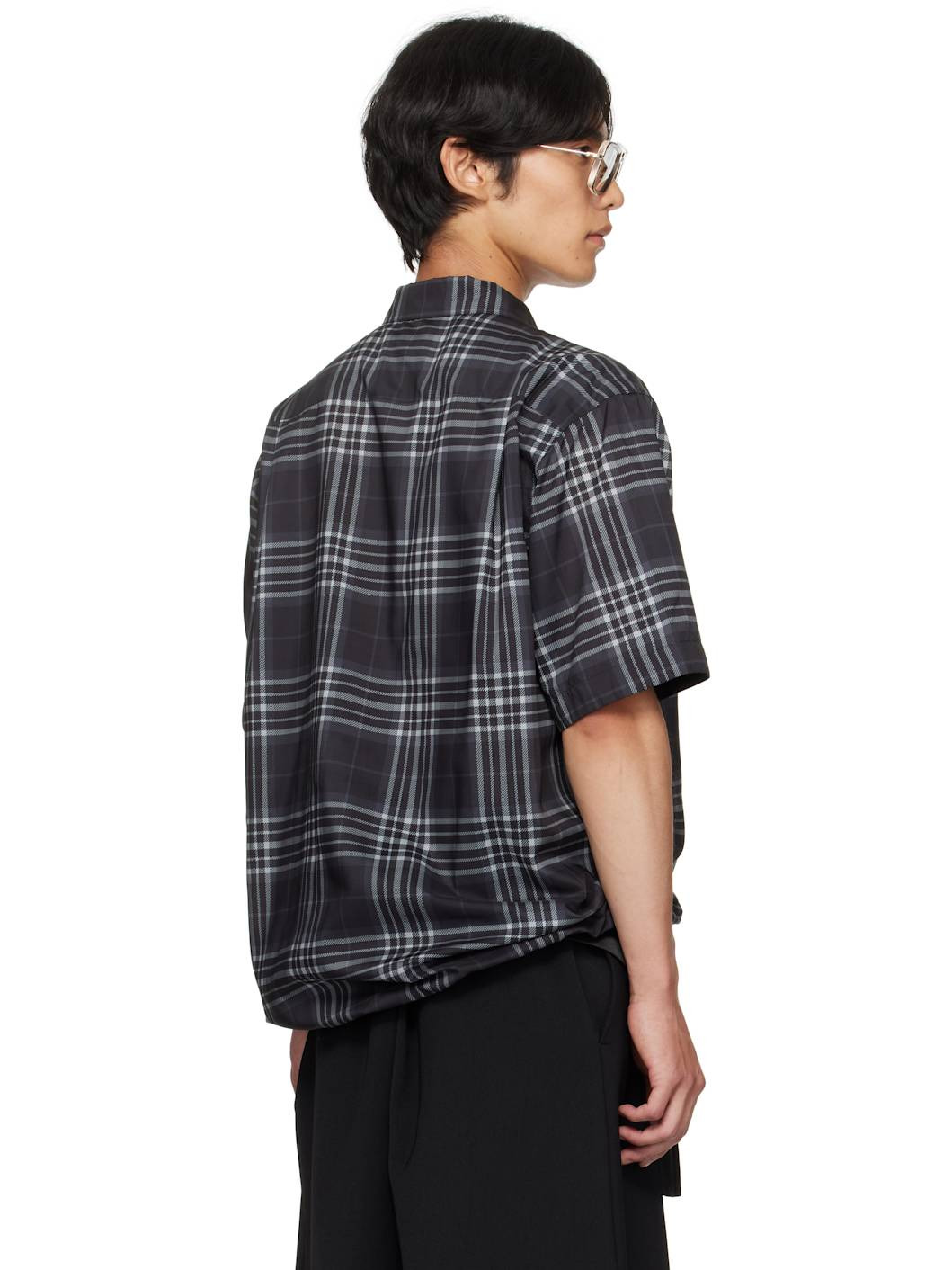 Black Plaid Shirt - 3