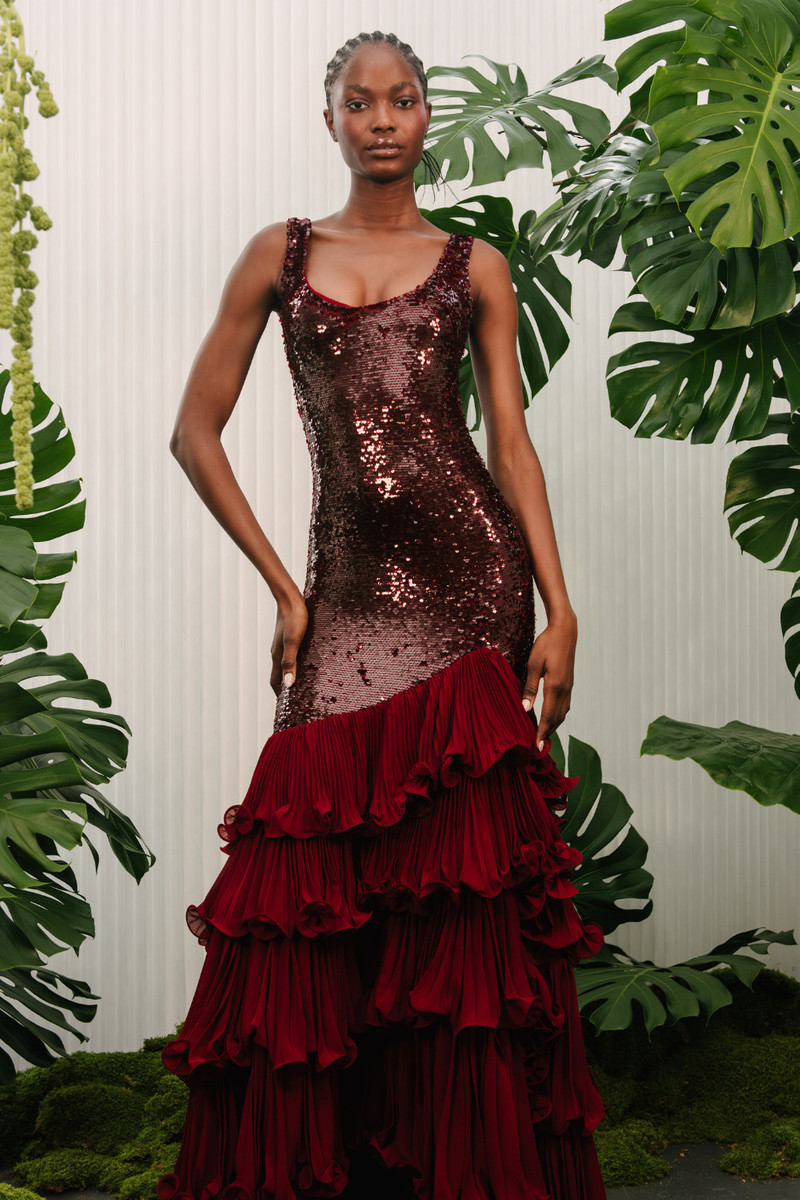 SEQUIN DROP WAIST GOWN (RUNWAY) 4