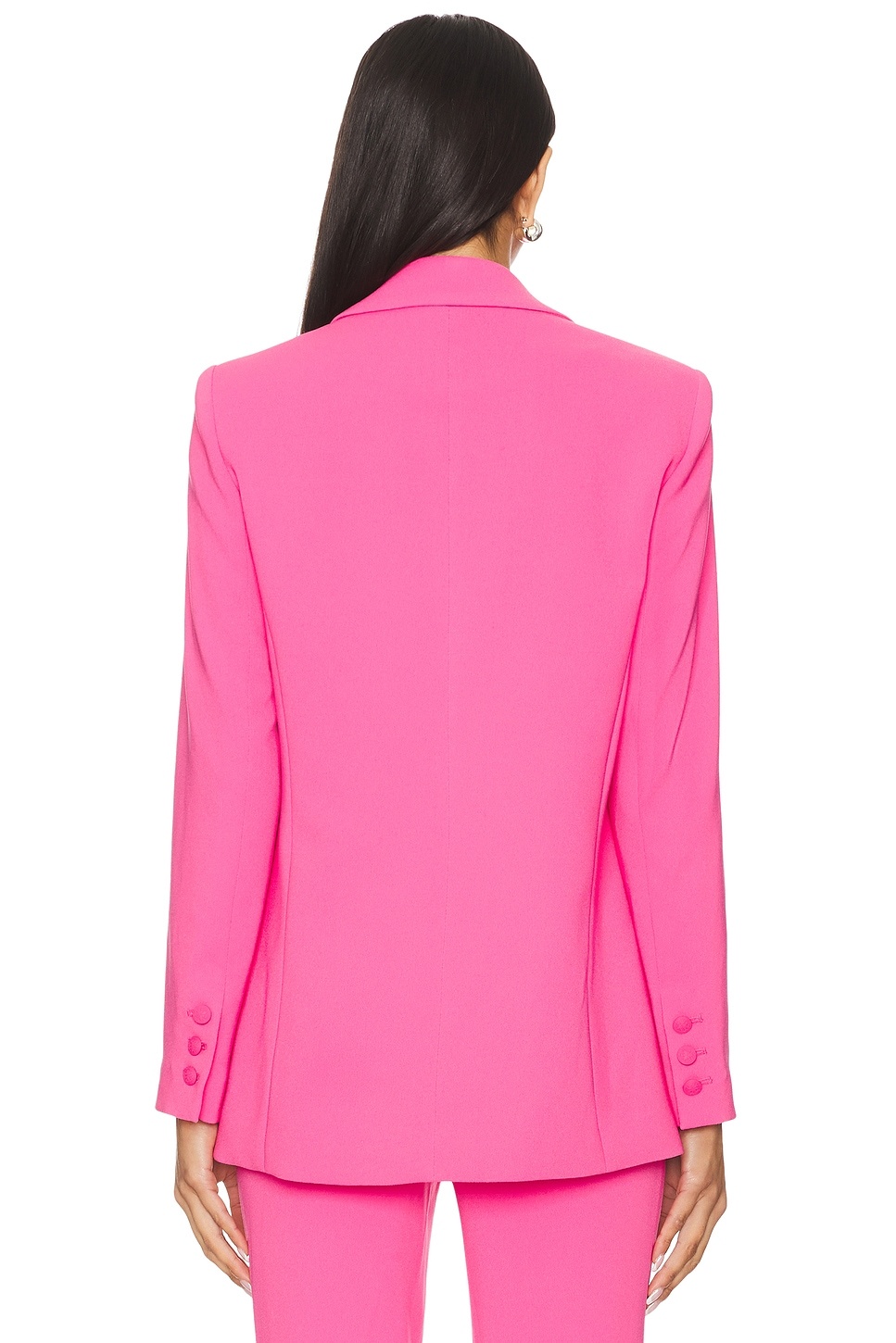 Denny Notch Collar Boyfriend Blazer - 3