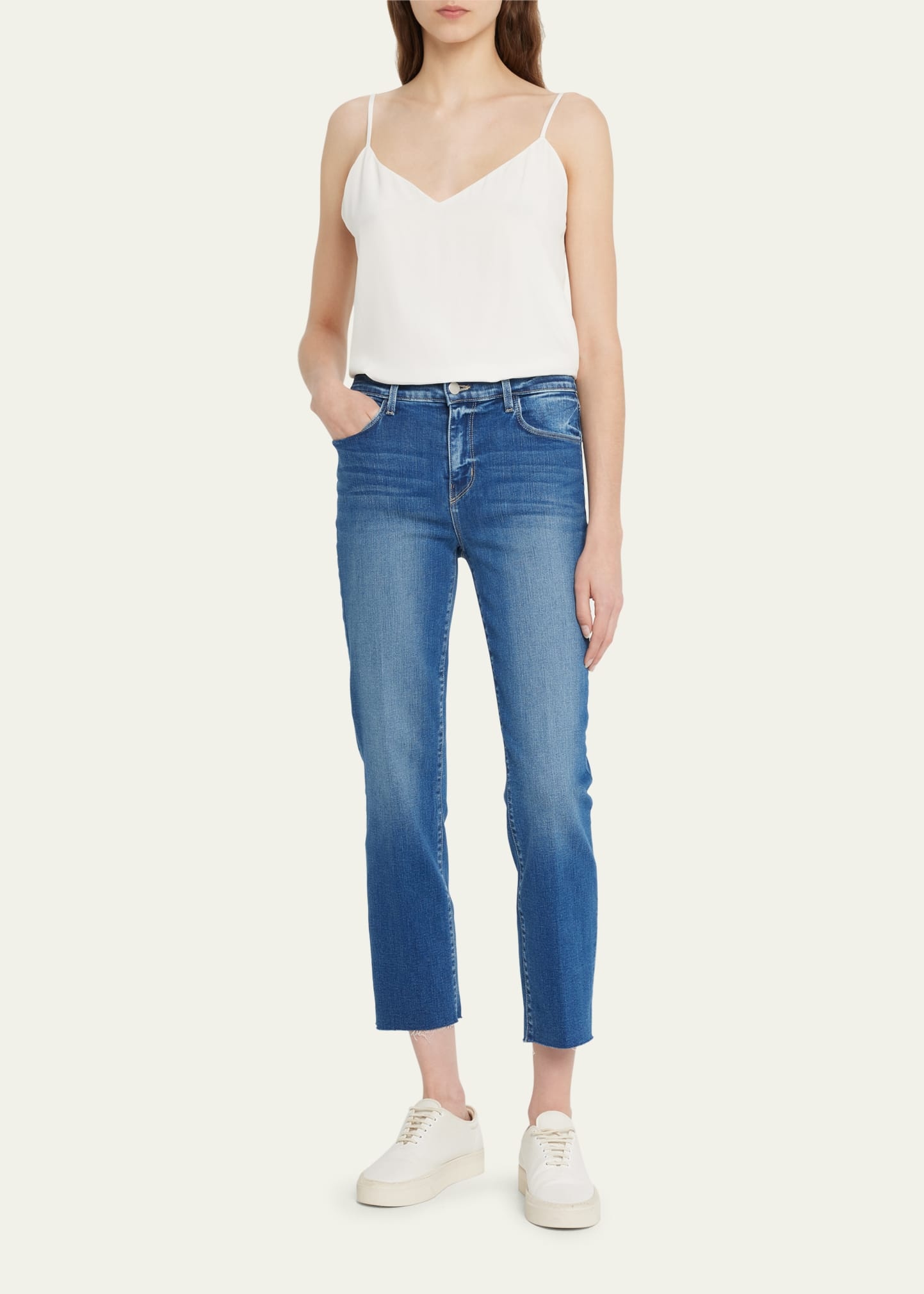 Sada Cropped Straight-Leg Jeans - 2