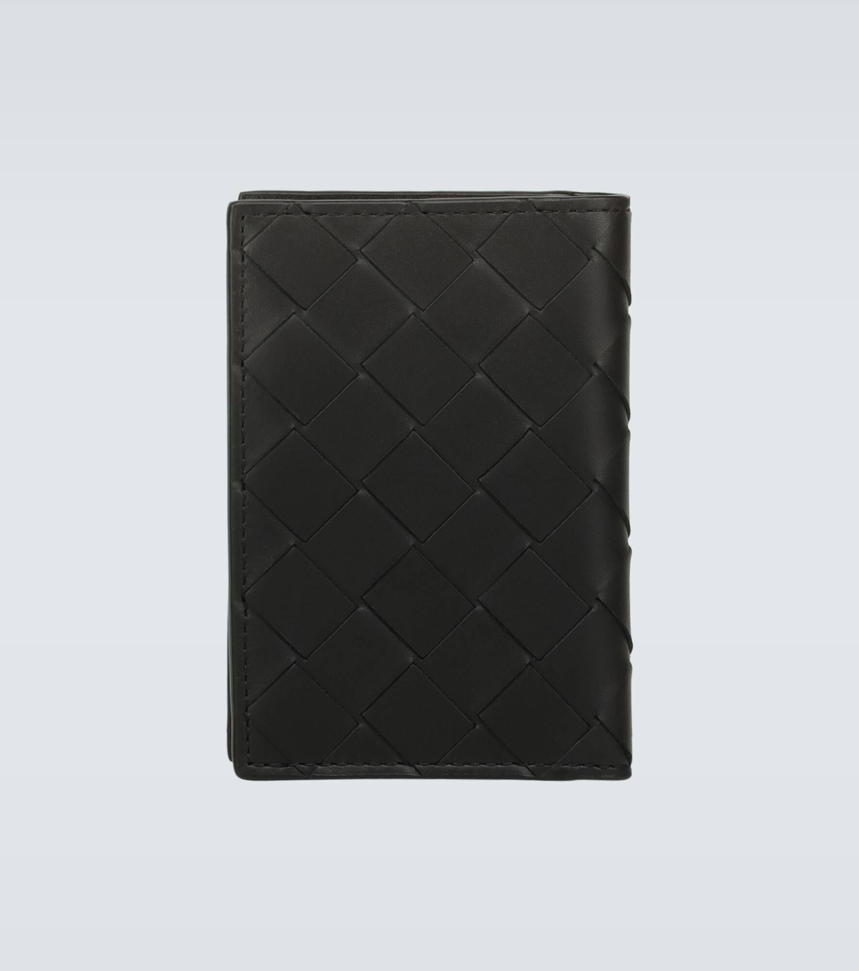 Folded leather cardholder - 3