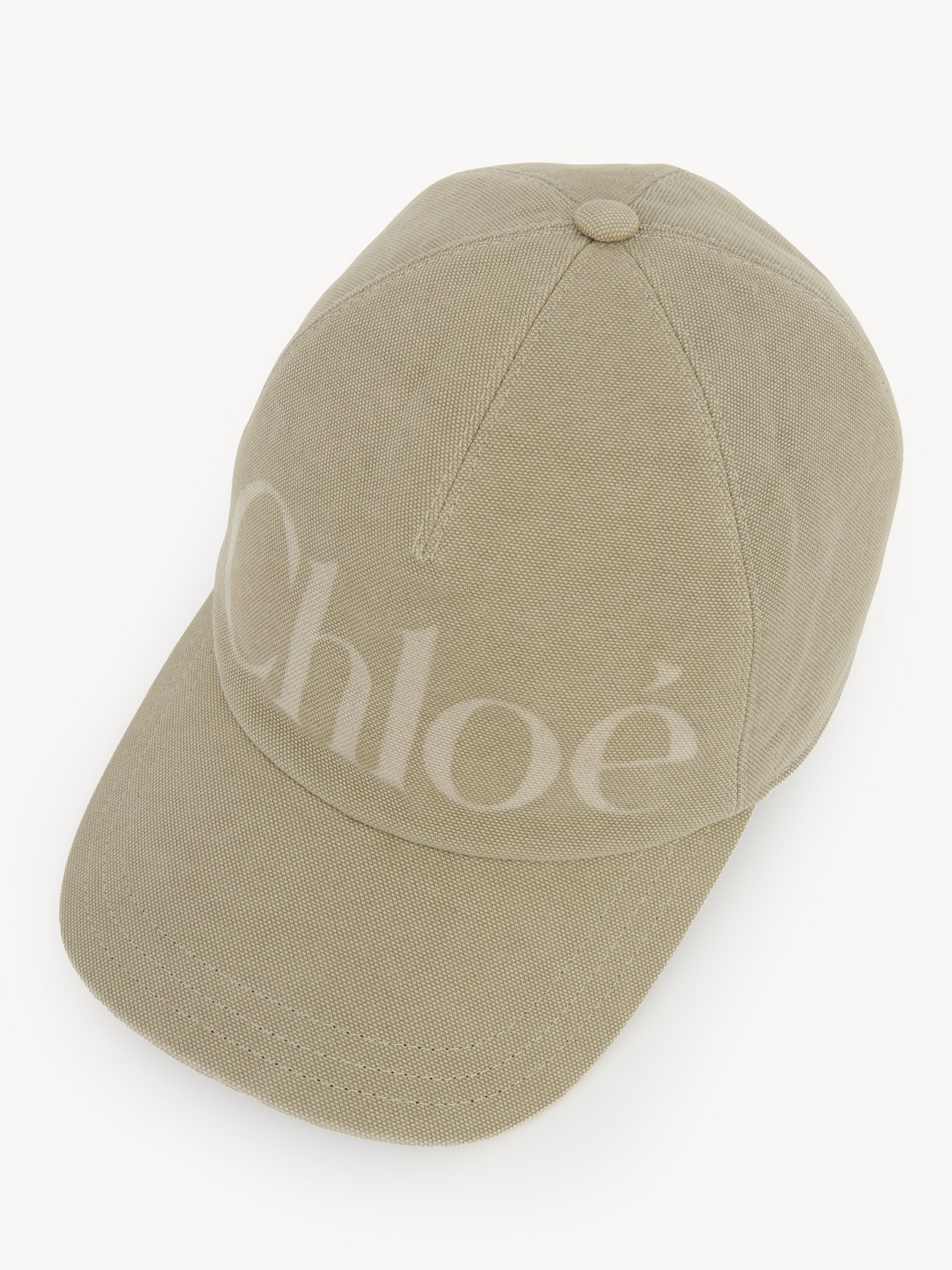 THE CHLOÉ ESSENTIALS CAP IN WASHED COTTON - 3