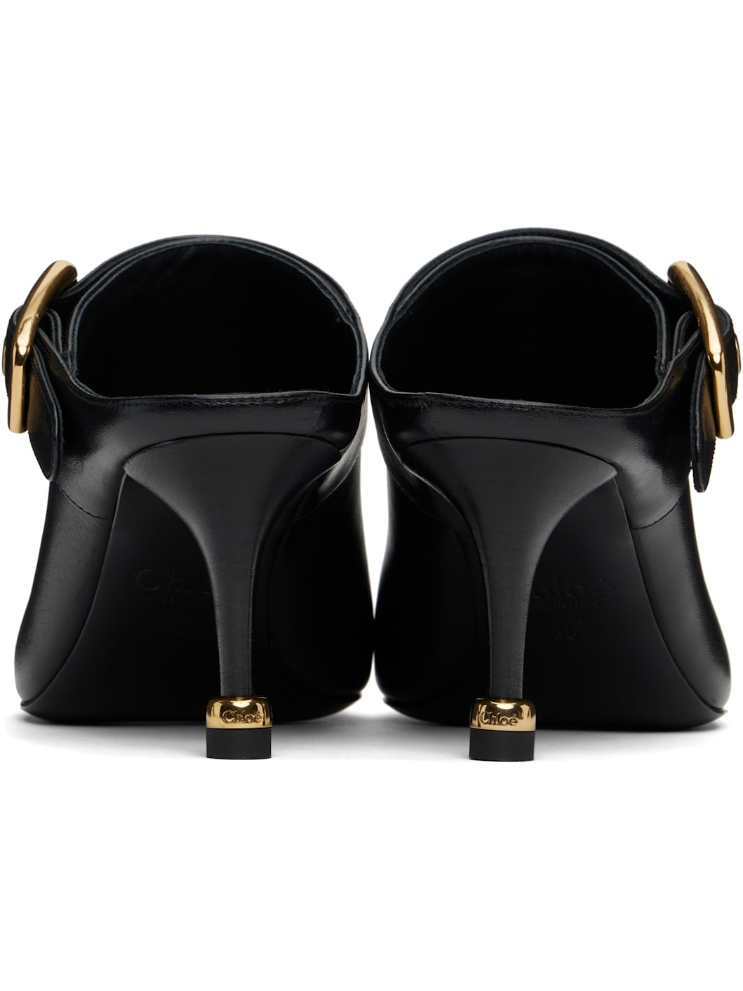 Black Andrea Mules - 2