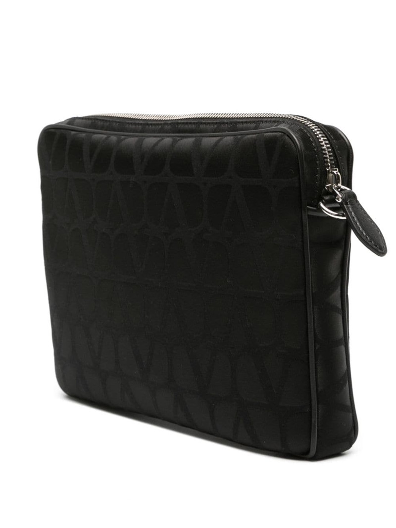 Toile Iconographe-print clutch bag 3