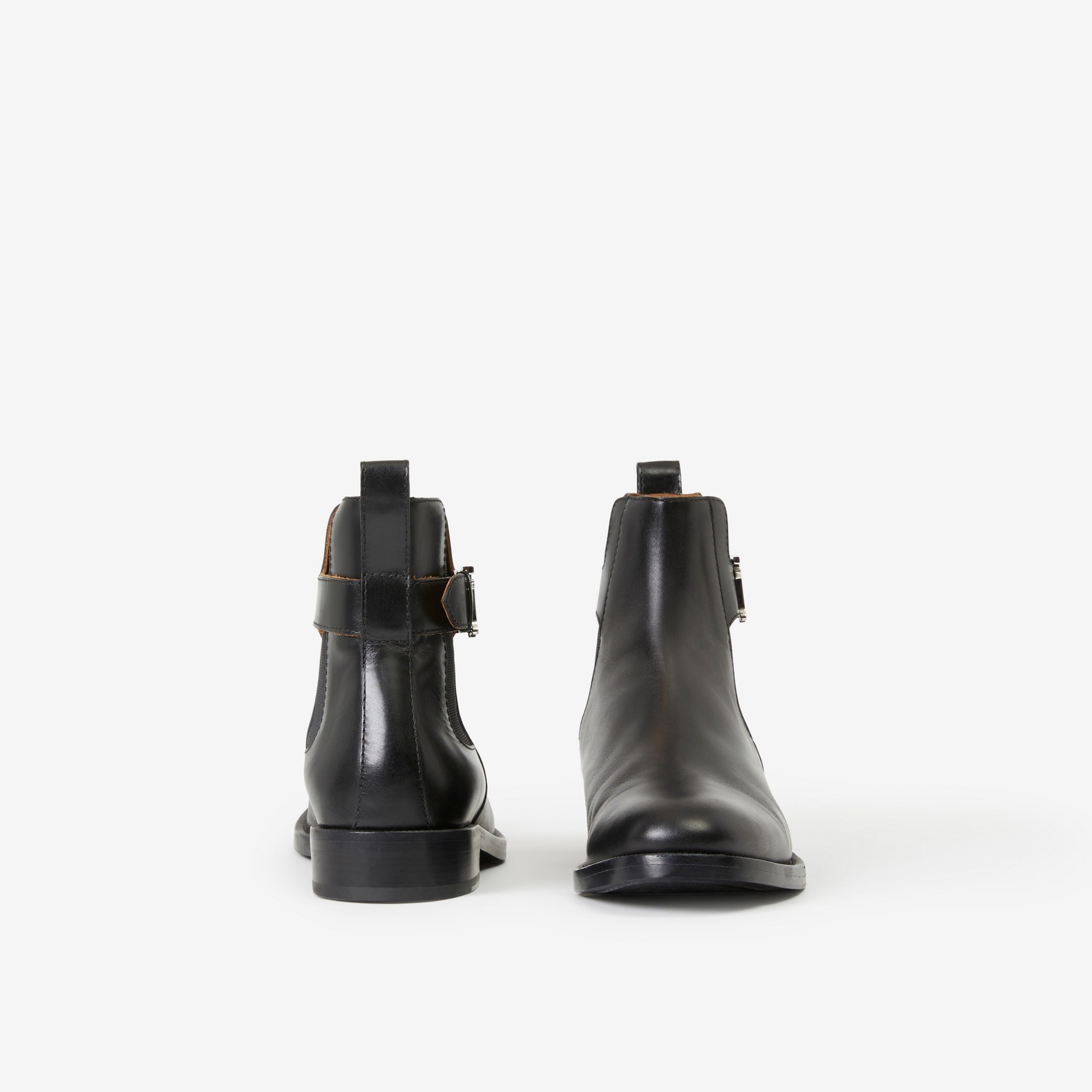 Monogram Motif Leather Chelsea Boots - 4