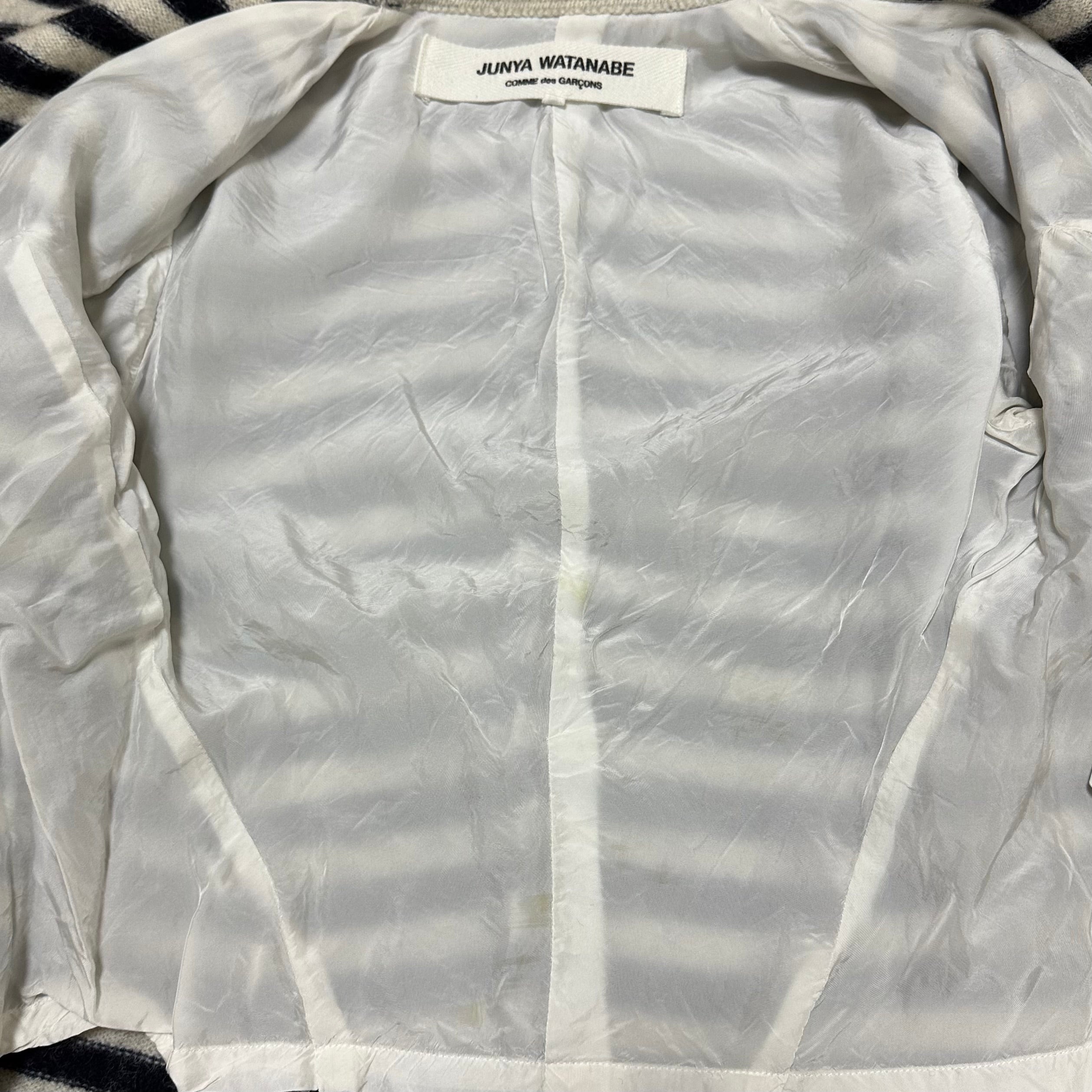 JUNYA WATANABE Fall Winter 2003 Striped Button Up Blazer Jacket - 5