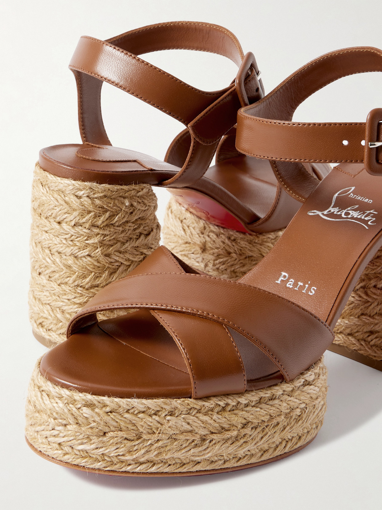 Calakala 85 Leather Espadrille Platform Sandals - 4