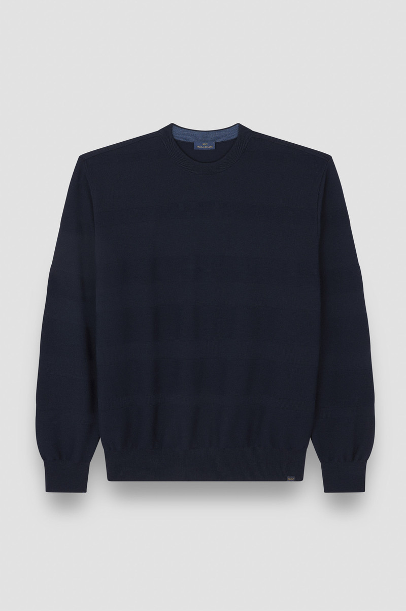 SOFT COOL TOUCH WOOL CREWNECK SWEATER 1