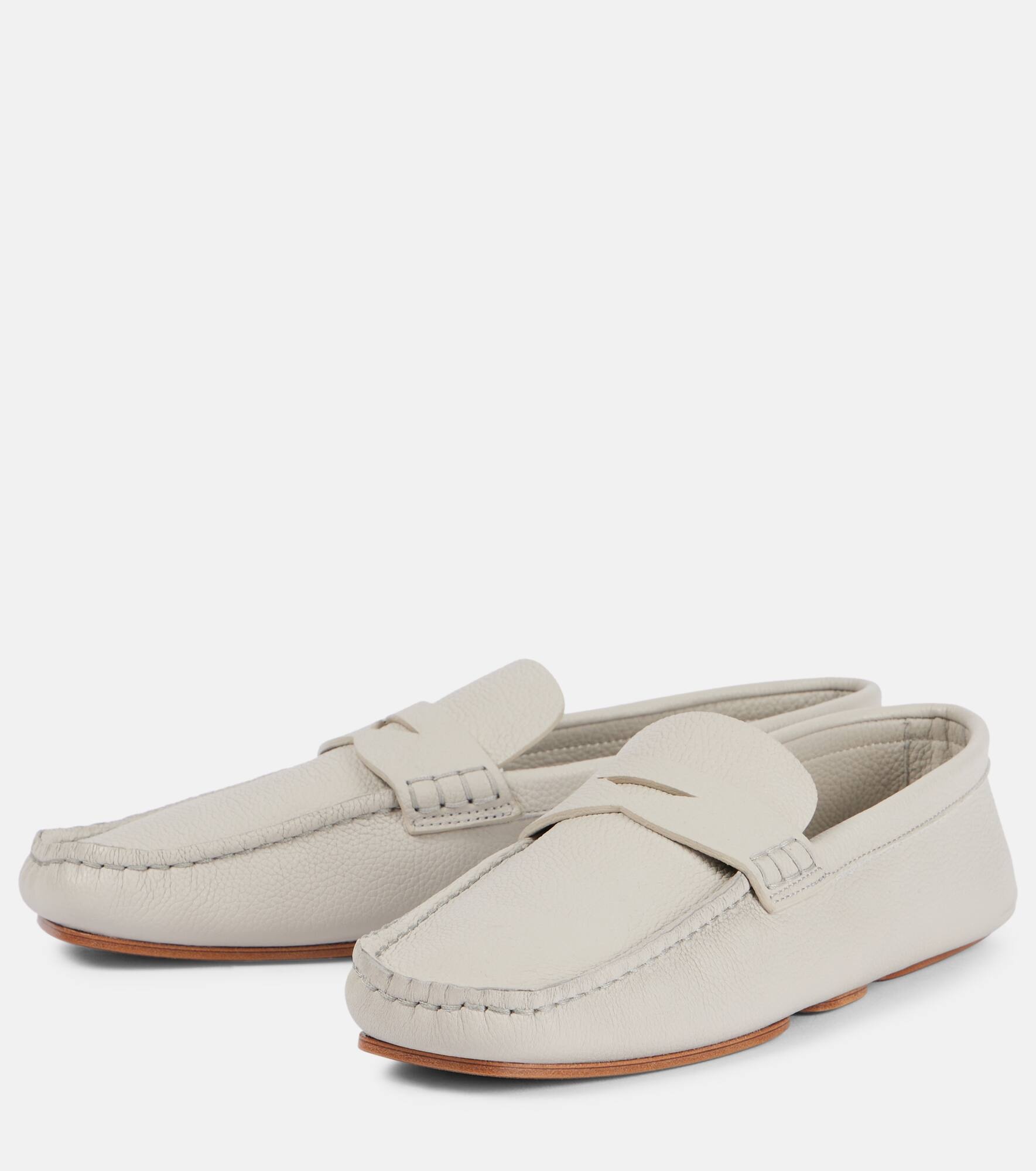 Billy leather penny loafers - 4