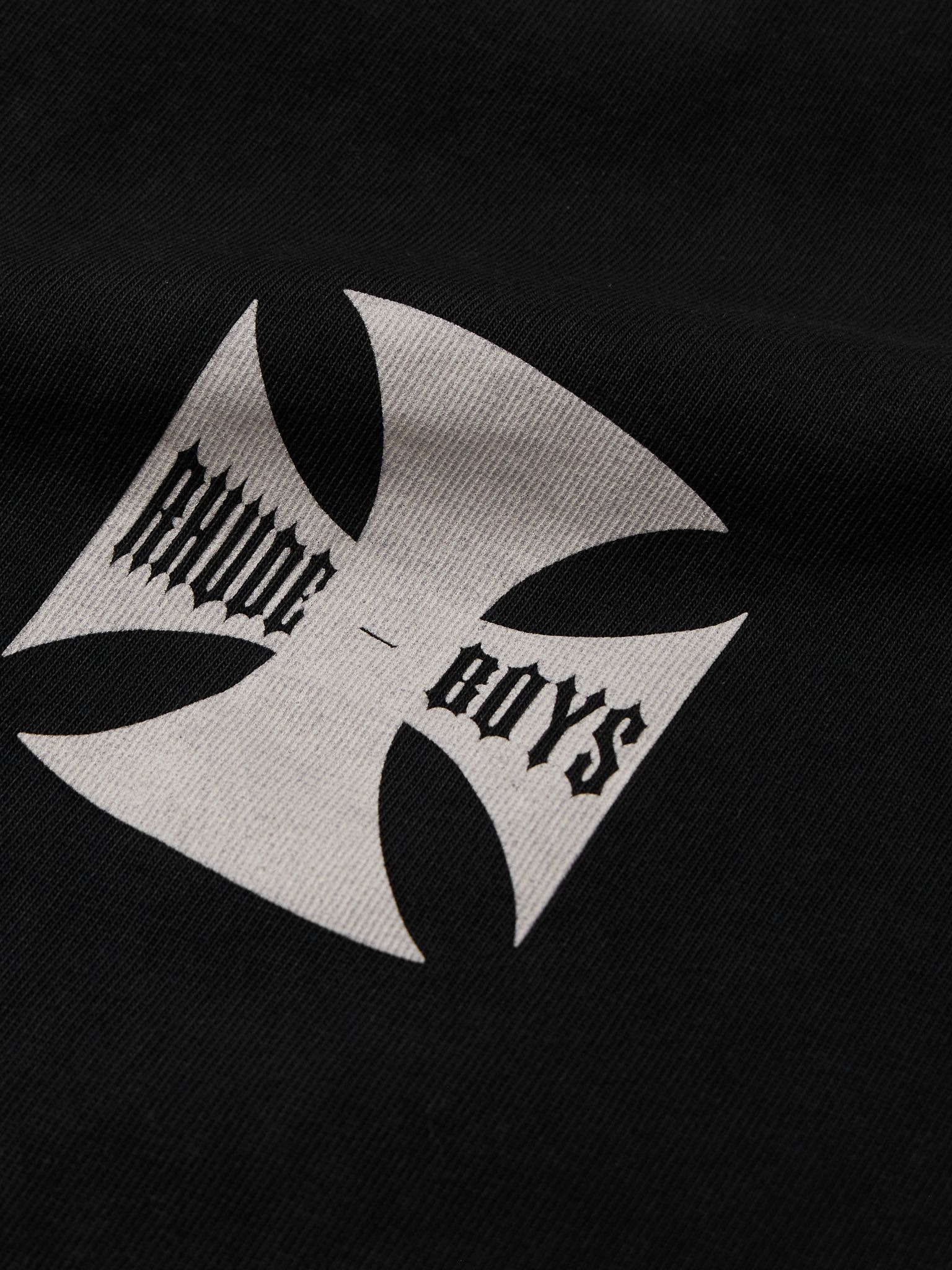 Logo-Print Cotton-Jersey T-Shirt Black - 5