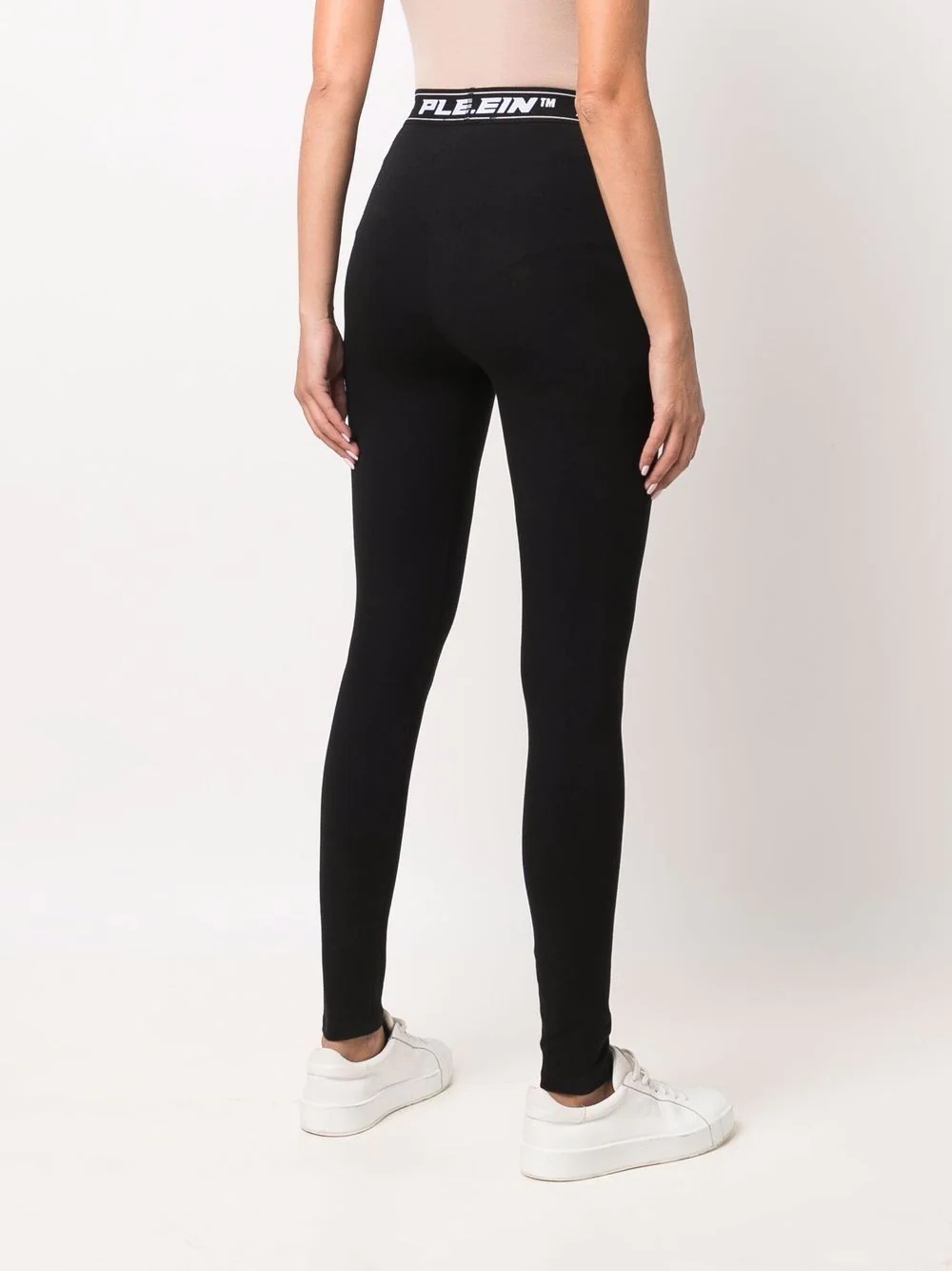 logo-waistband leggings - 4
