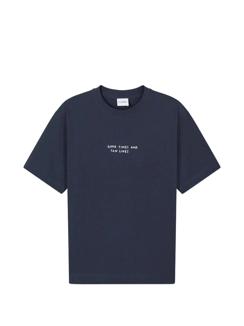 slogan-print T-shirt - 1