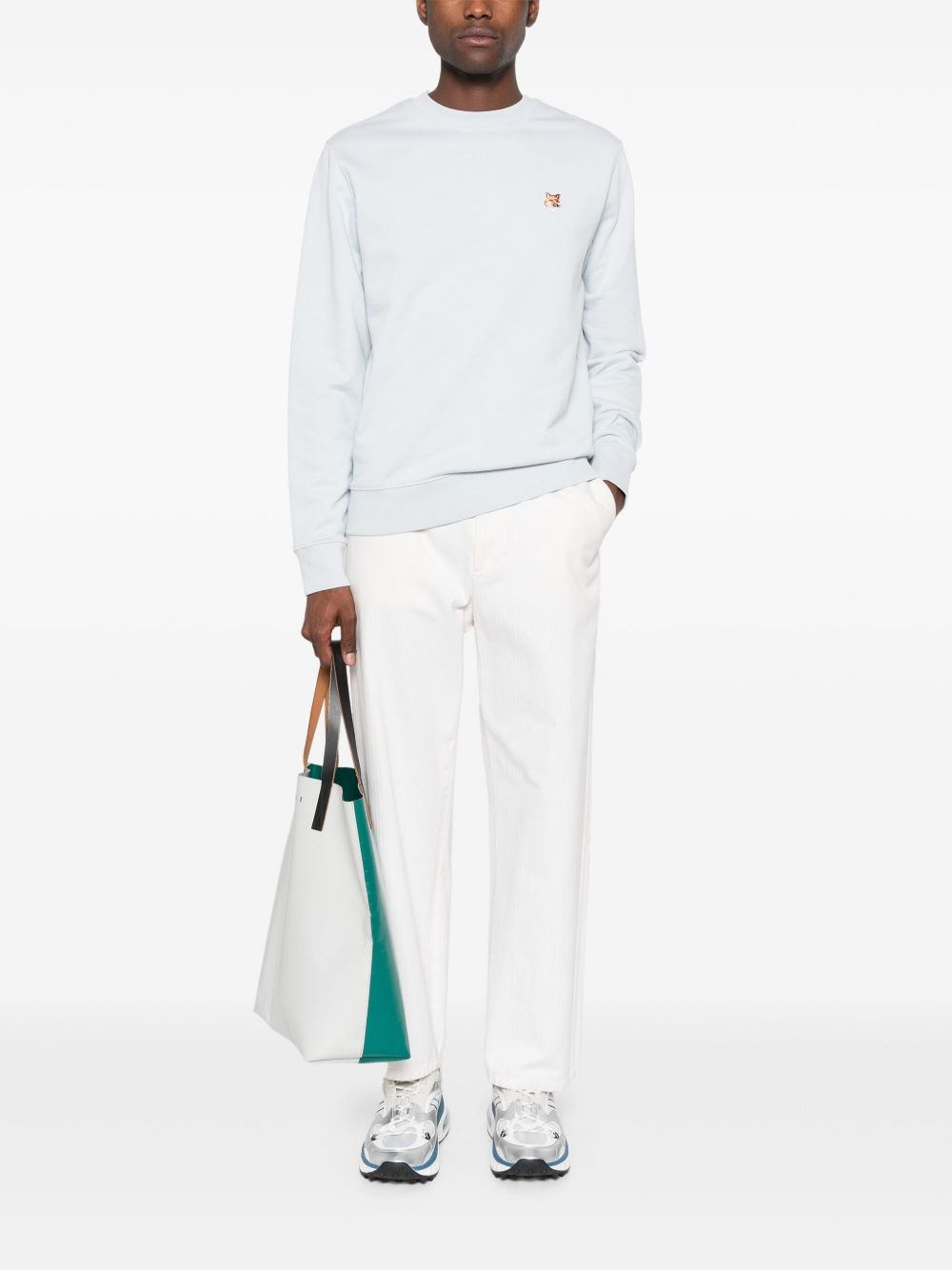 Fox Head-patch sweatshirt - 2