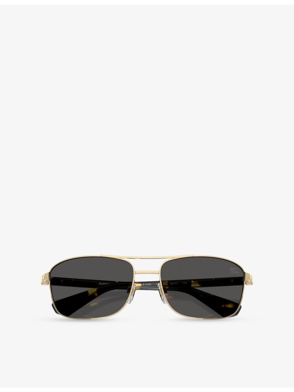 BE3163 Rectangle-Frame Metal Sunglasses - 4