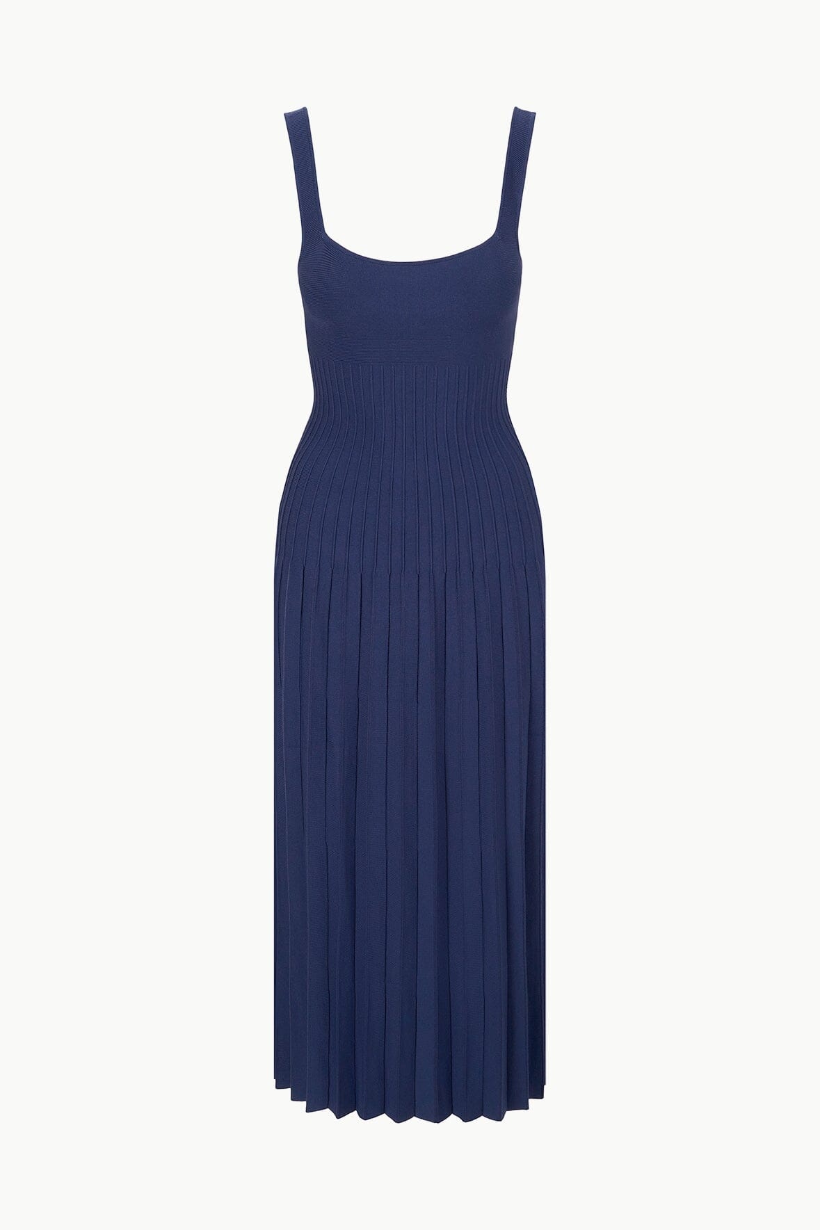 STAUD ELLISON DRESS NAVY - 1