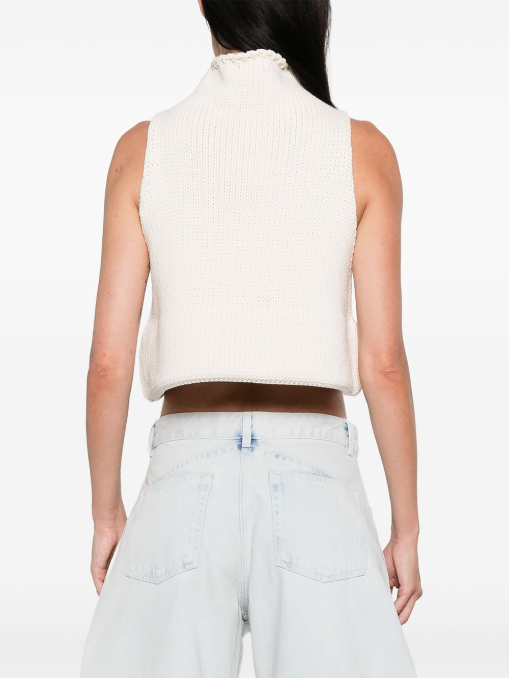 ribbed-knit tank top - 4