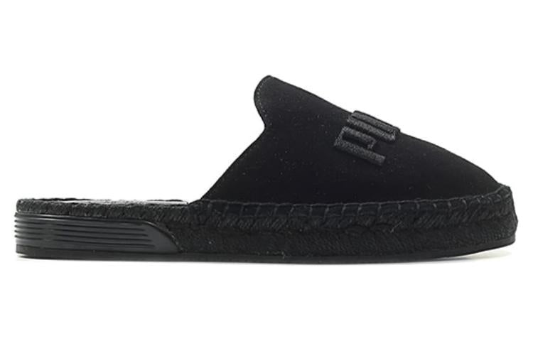 (WMNS) PUMA Fenty x Espadrilles 'Triple Black' 367685-01 - 2