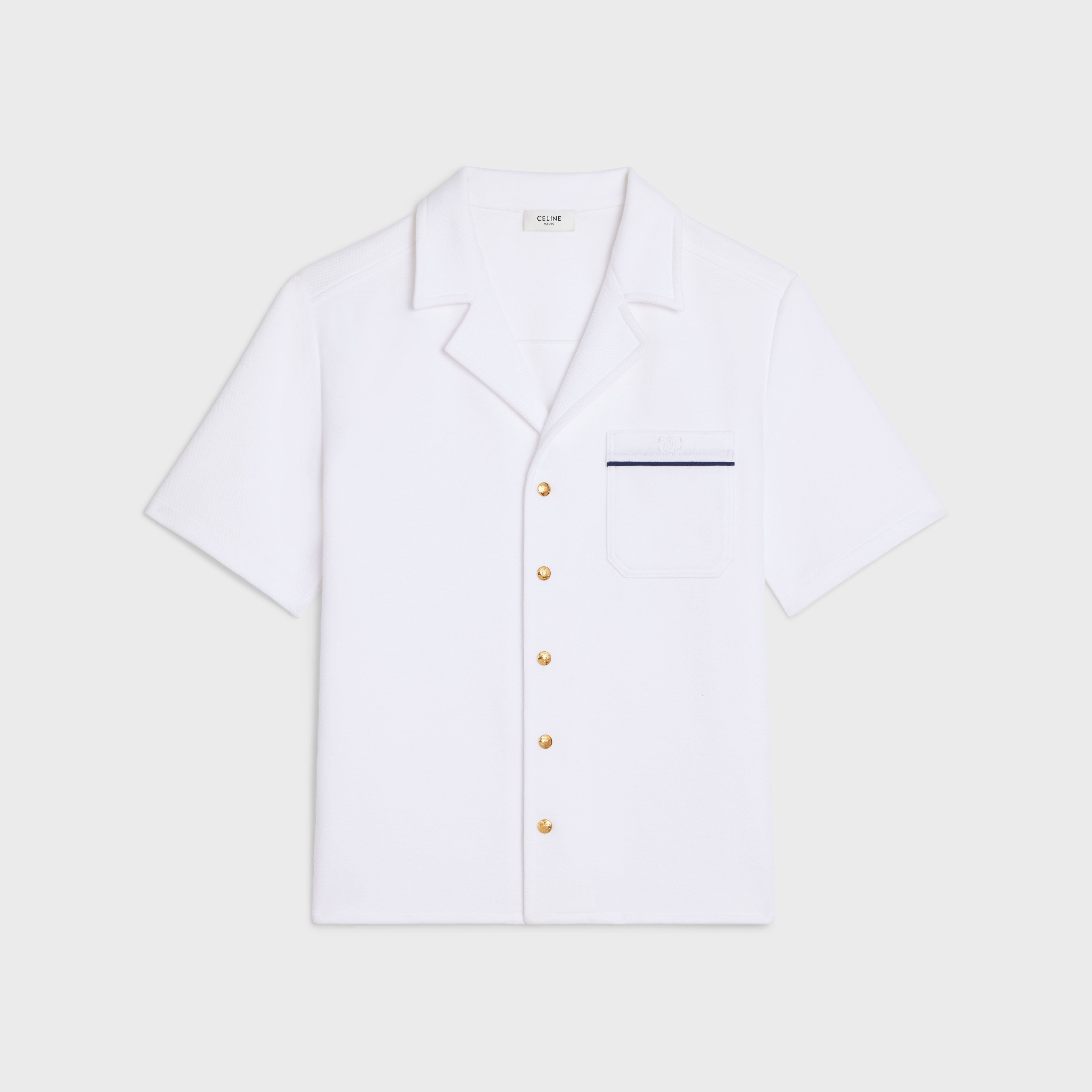 Triomphe polo shirt in cotton piqué - 1
