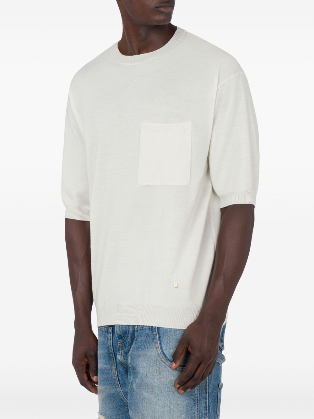 fine-knit T-shirt - 2