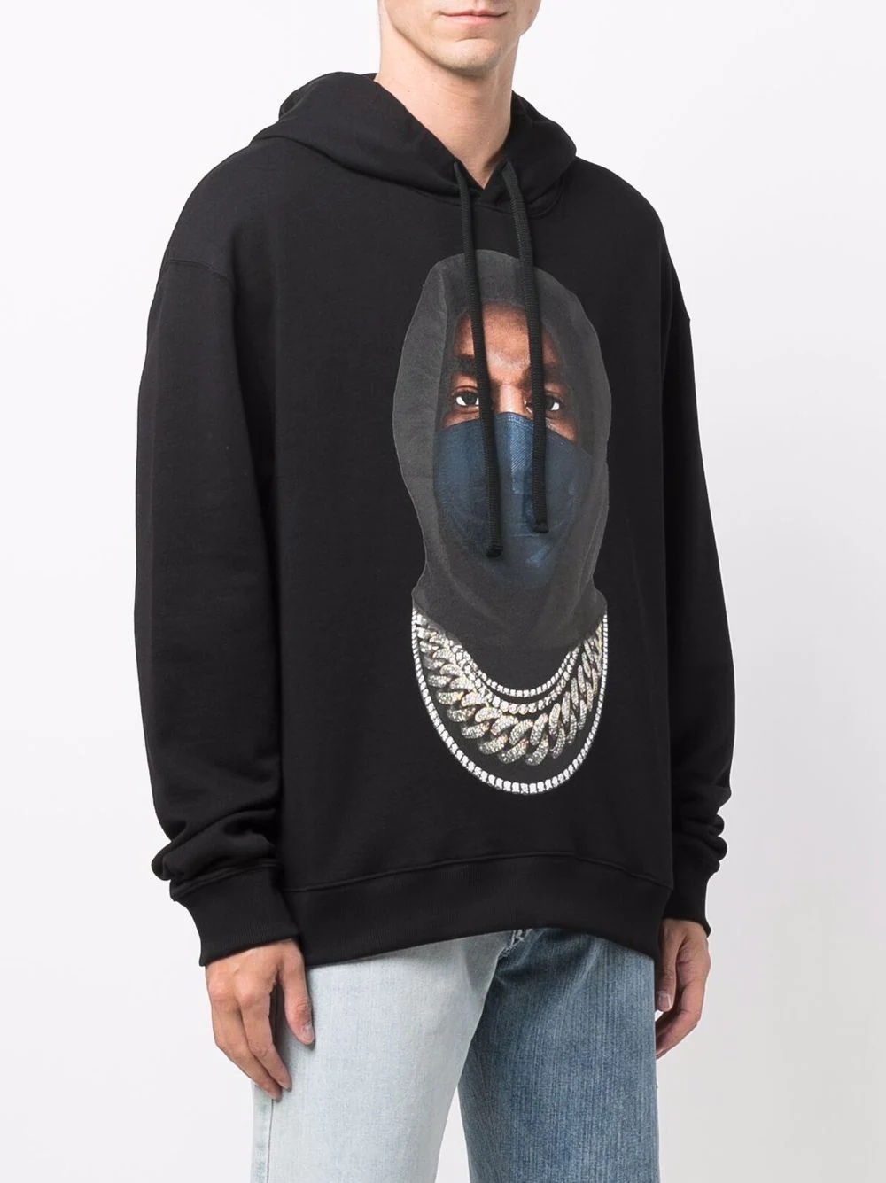 balaclava-print hoodie - 3