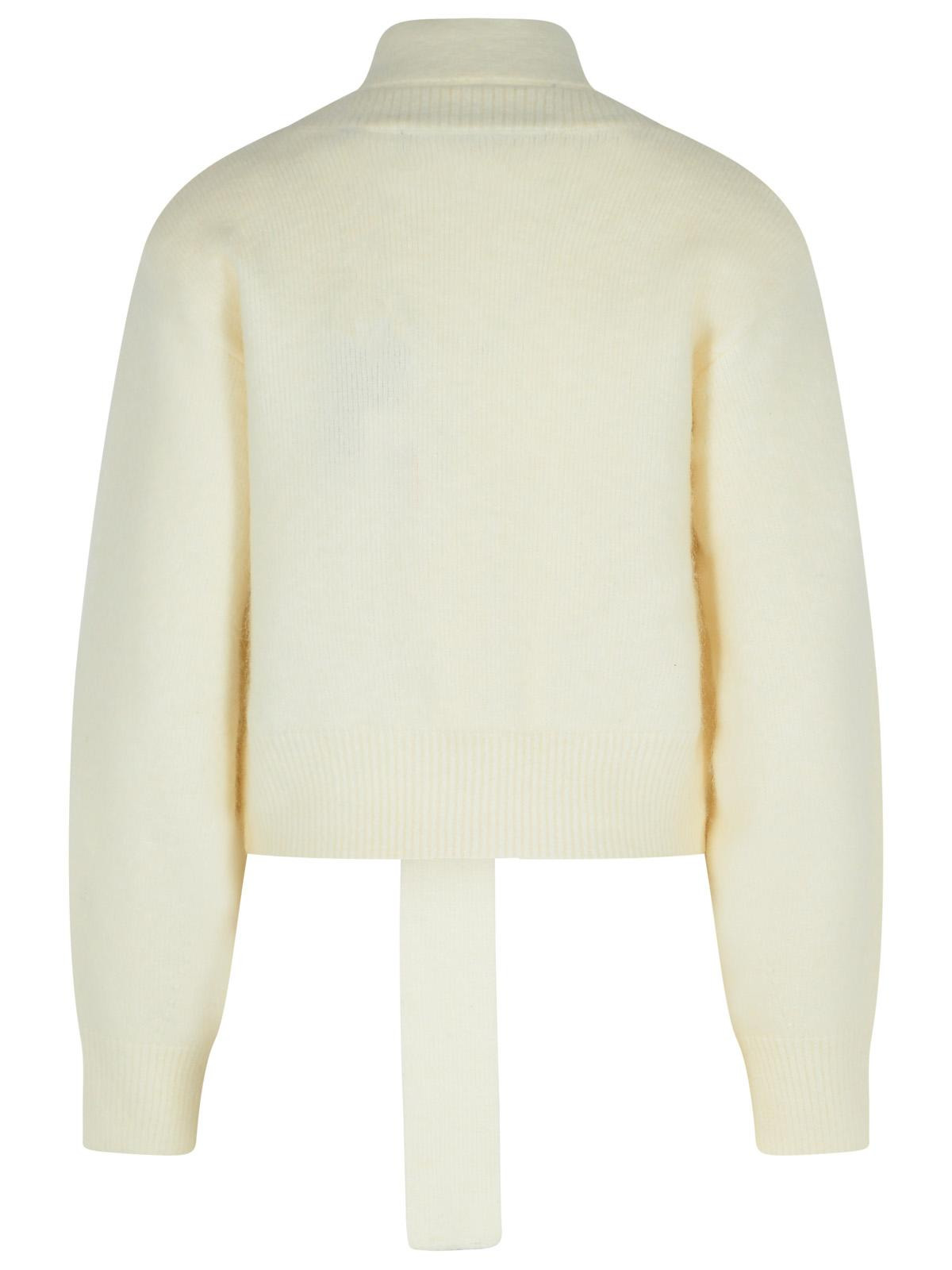 Rotate 'Karolyn' Ivory Alpaca Blend Sweater Women - 3