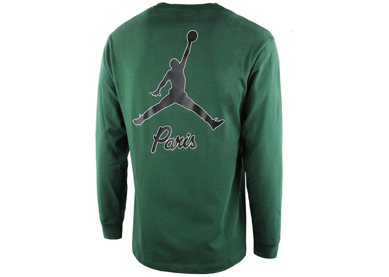 Jordan Jordan x Paris Saint-Germain Long-Sleeve T-Shirt Noble Green outlook