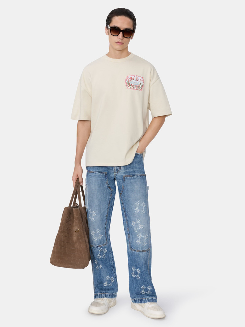 AMIRI CHATEAU SKETCH OVERSIZED TEE outlook