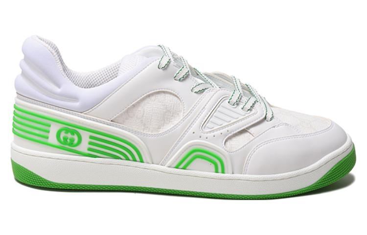 (WMNS) Gucci Basket 'White Green' 700290-2SHG0-9089 - 2