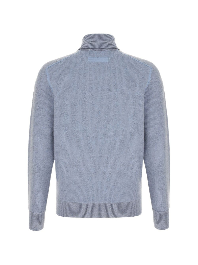ZEGNA ribbed roll-neck sweater outlook