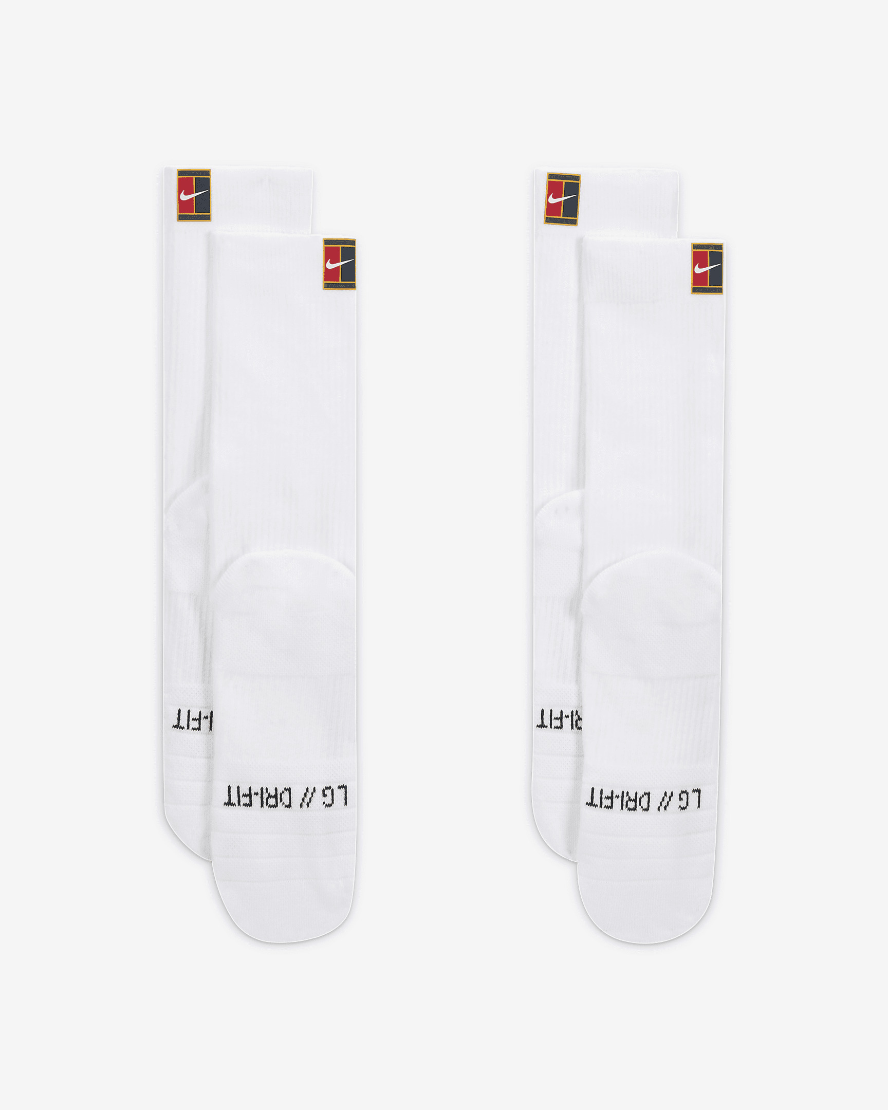 NikeCourt Multiplier Cushioned Tennis Crew Socks (2 Pairs) - 3